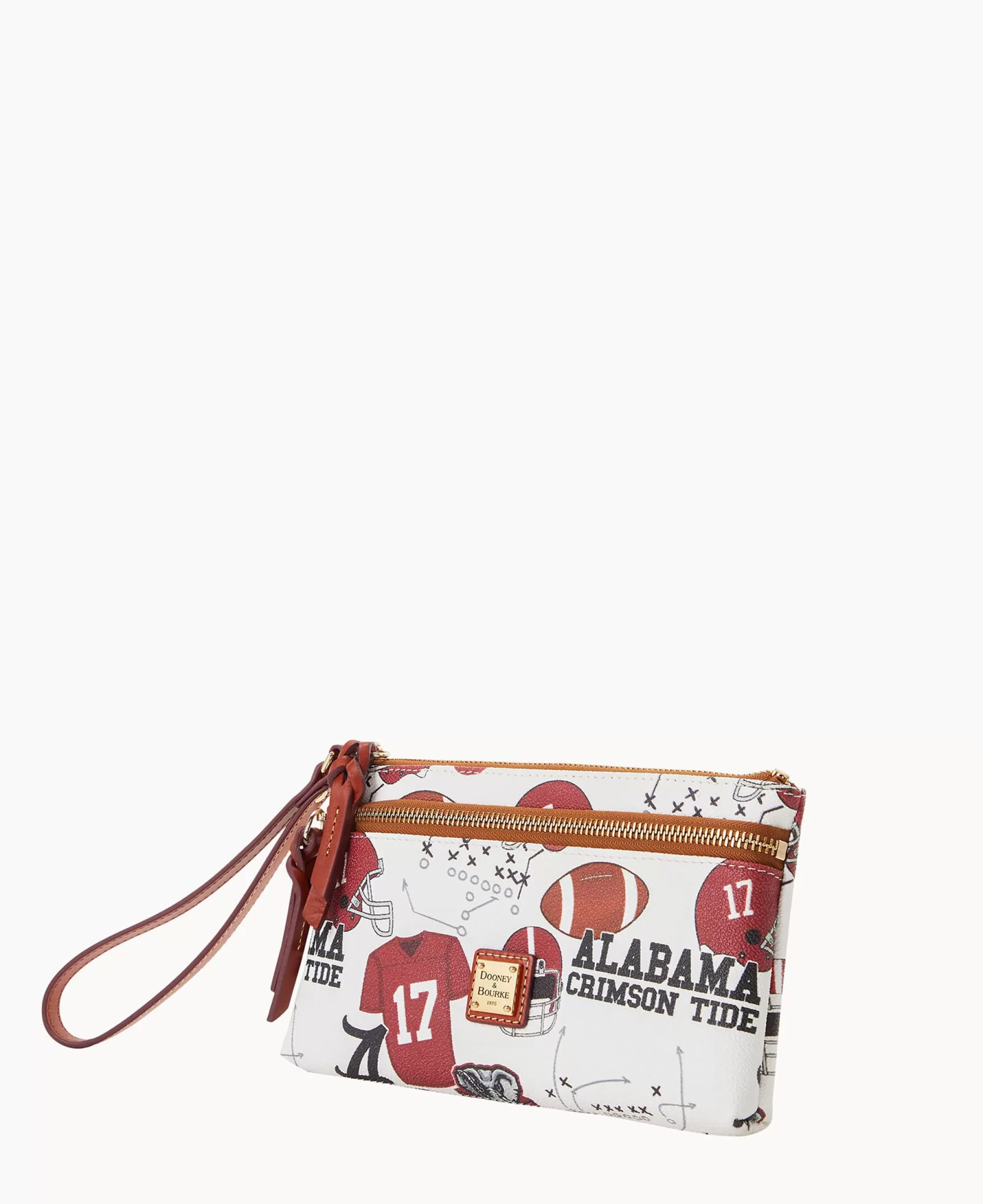 Dooney & Bourke Grab and Go | Wristlets^Collegiate a Double Zip Wristlet