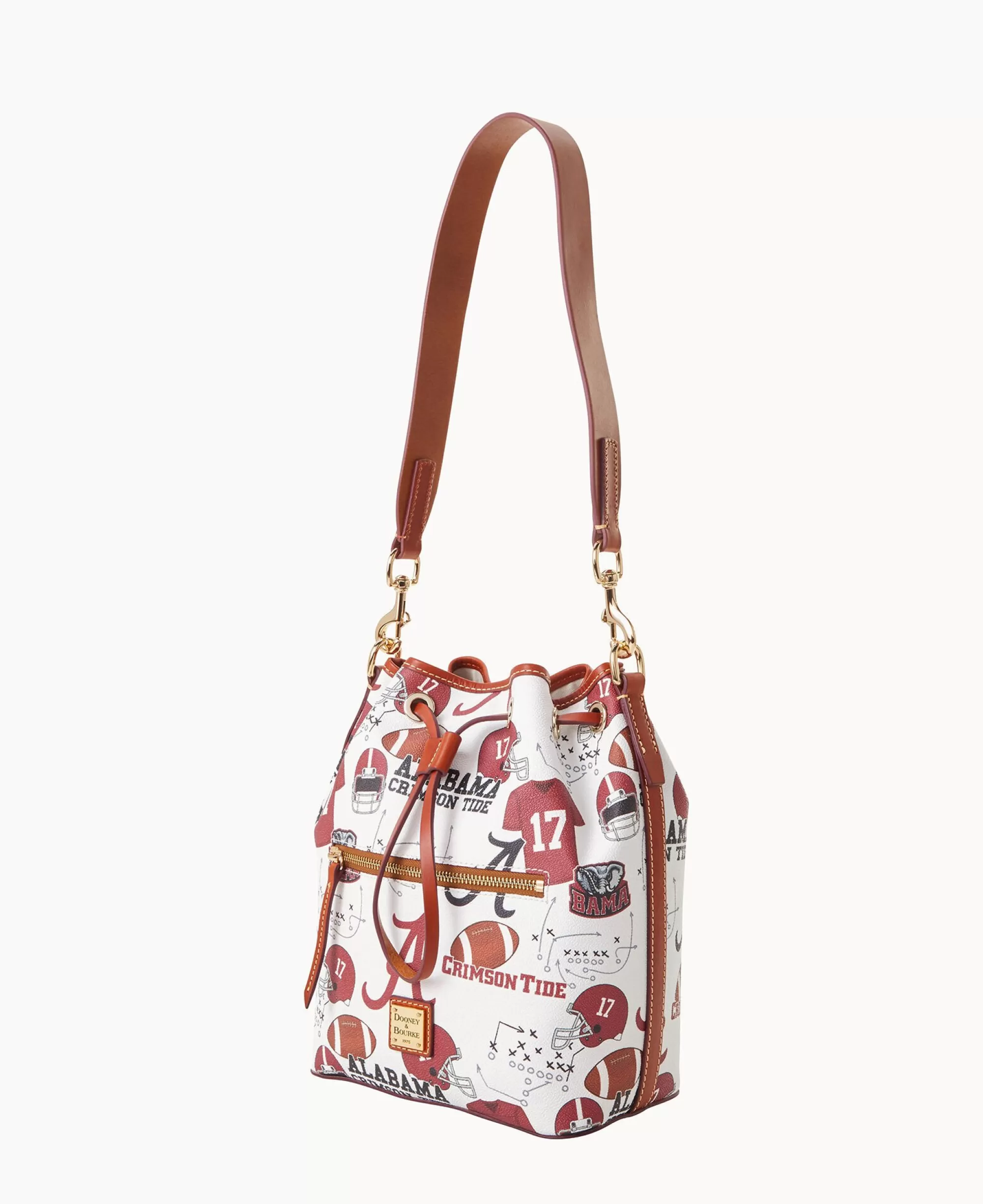 Dooney & Bourke Game Day Ready | Printed Fabric^Collegiate University of Alabama Drawstring