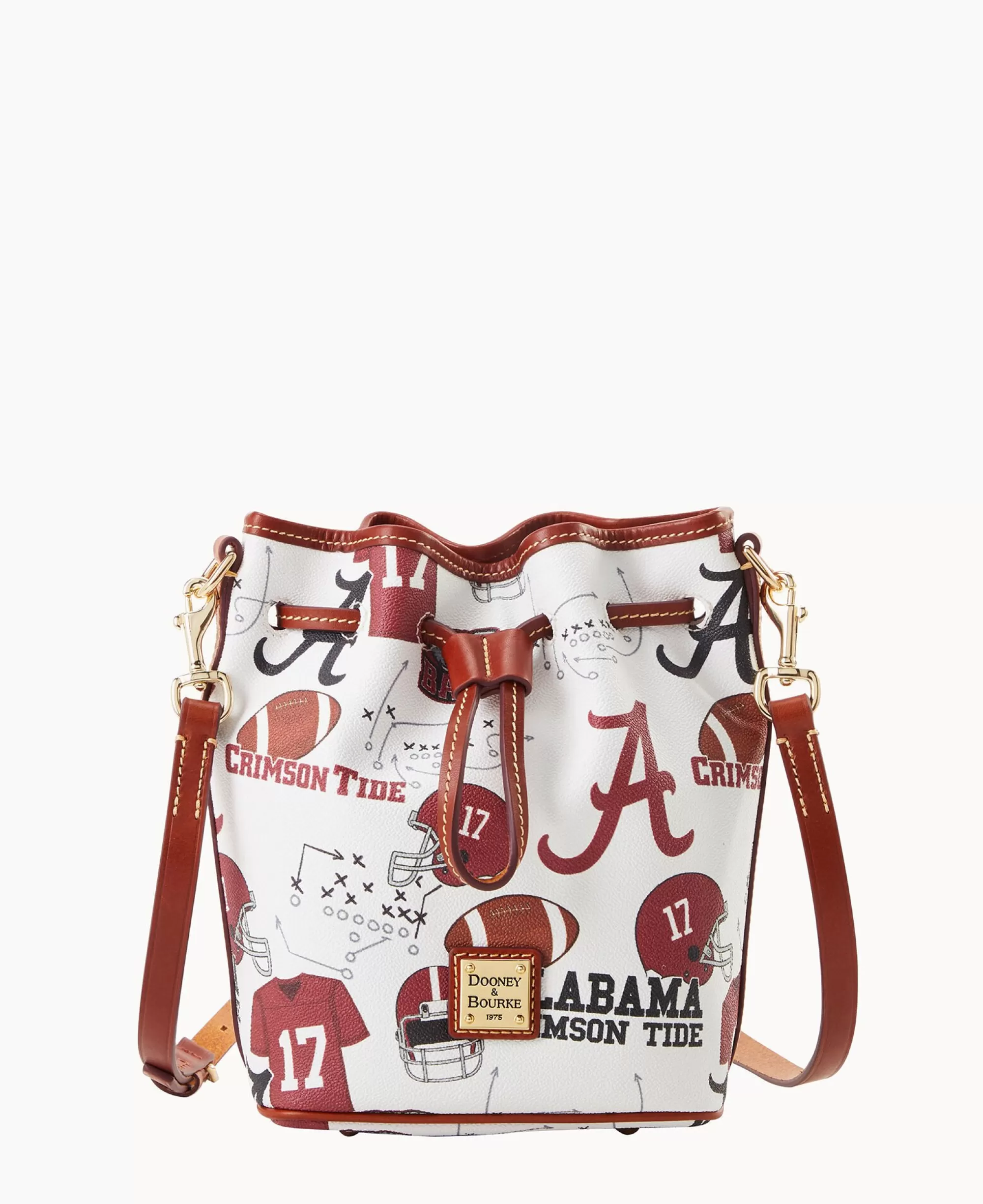 Dooney & Bourke Game Day Ready | Printed Fabric^Collegiate University of Alabama Small Drawstring