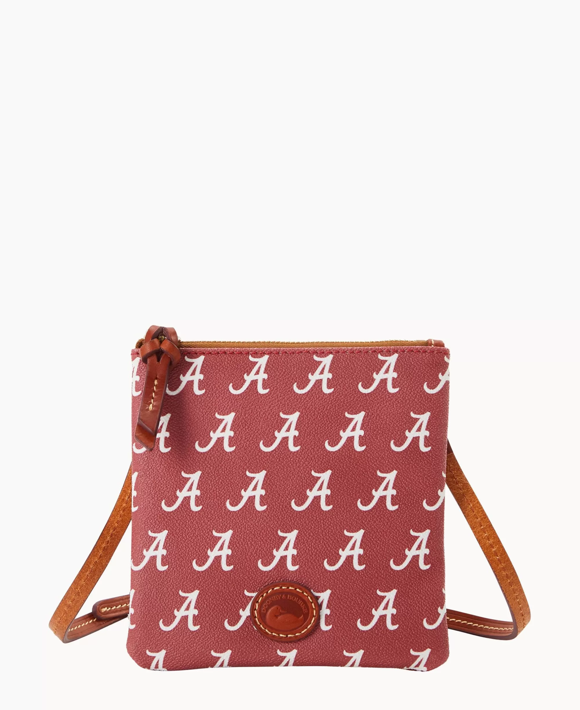 Dooney & Bourke Game Day Ready | Printed Fabric^Collegiate a Small North South Top Zip Crossbody