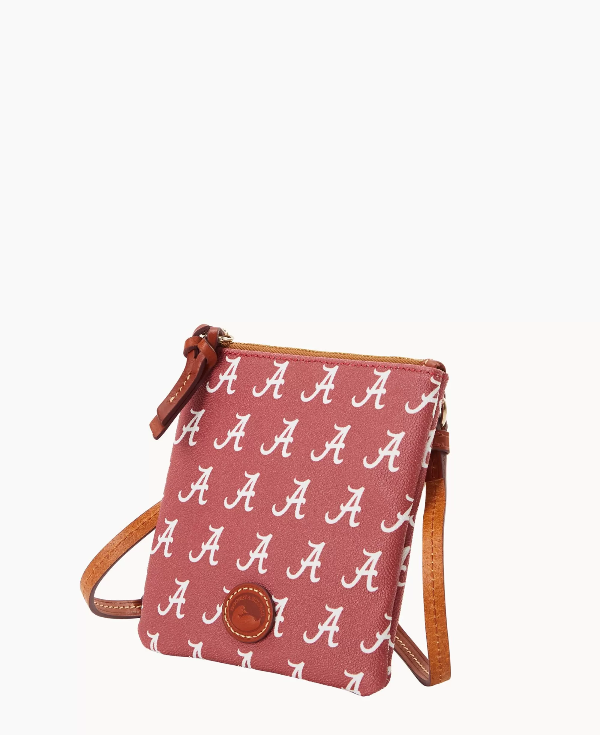 Dooney & Bourke Game Day Ready | Printed Fabric^Collegiate a Small North South Top Zip Crossbody