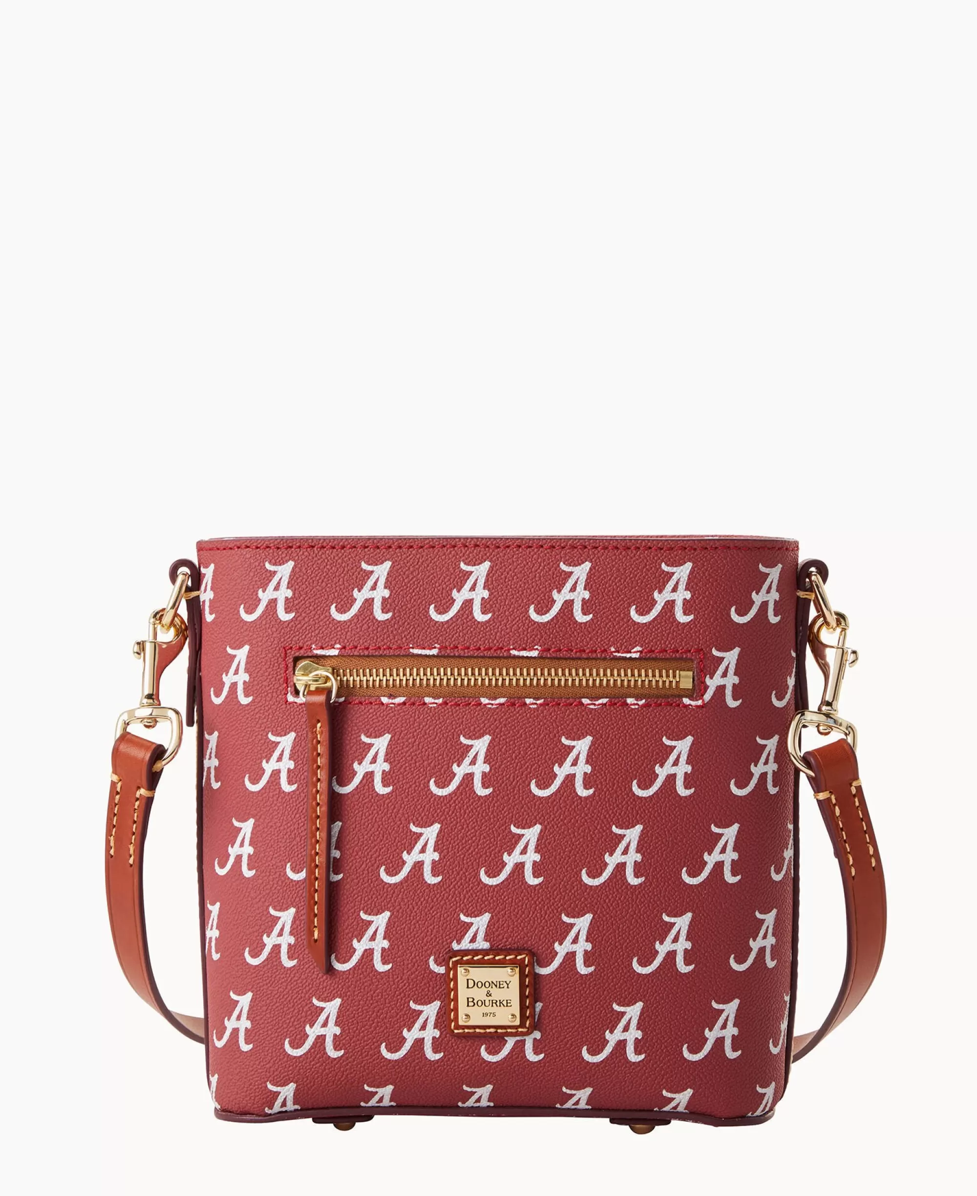 Dooney & Bourke Game Day Ready | Printed Fabric^Collegiate University of Alabama Small Zip Crossbody