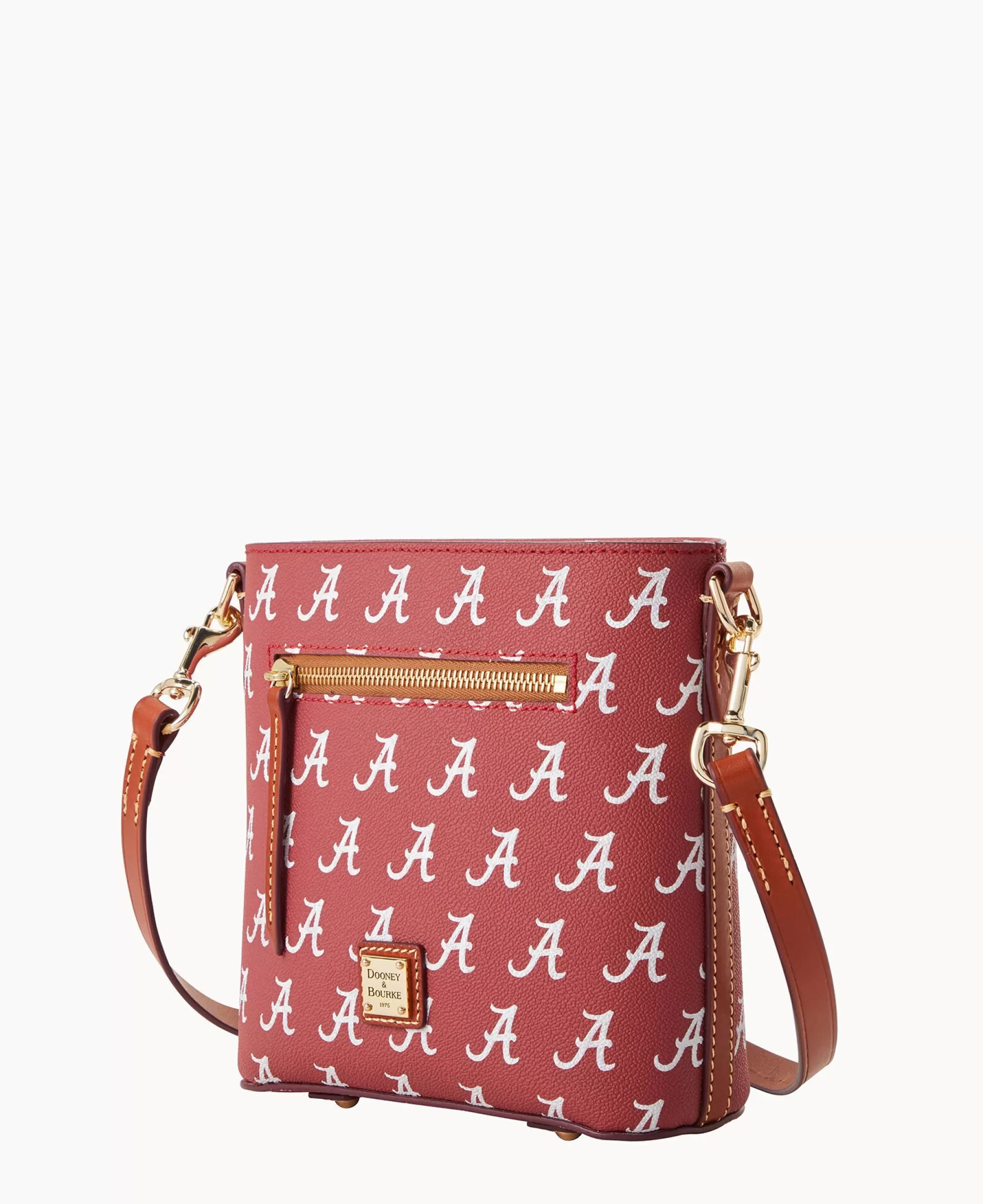 Dooney & Bourke Game Day Ready | Printed Fabric^Collegiate University of Alabama Small Zip Crossbody