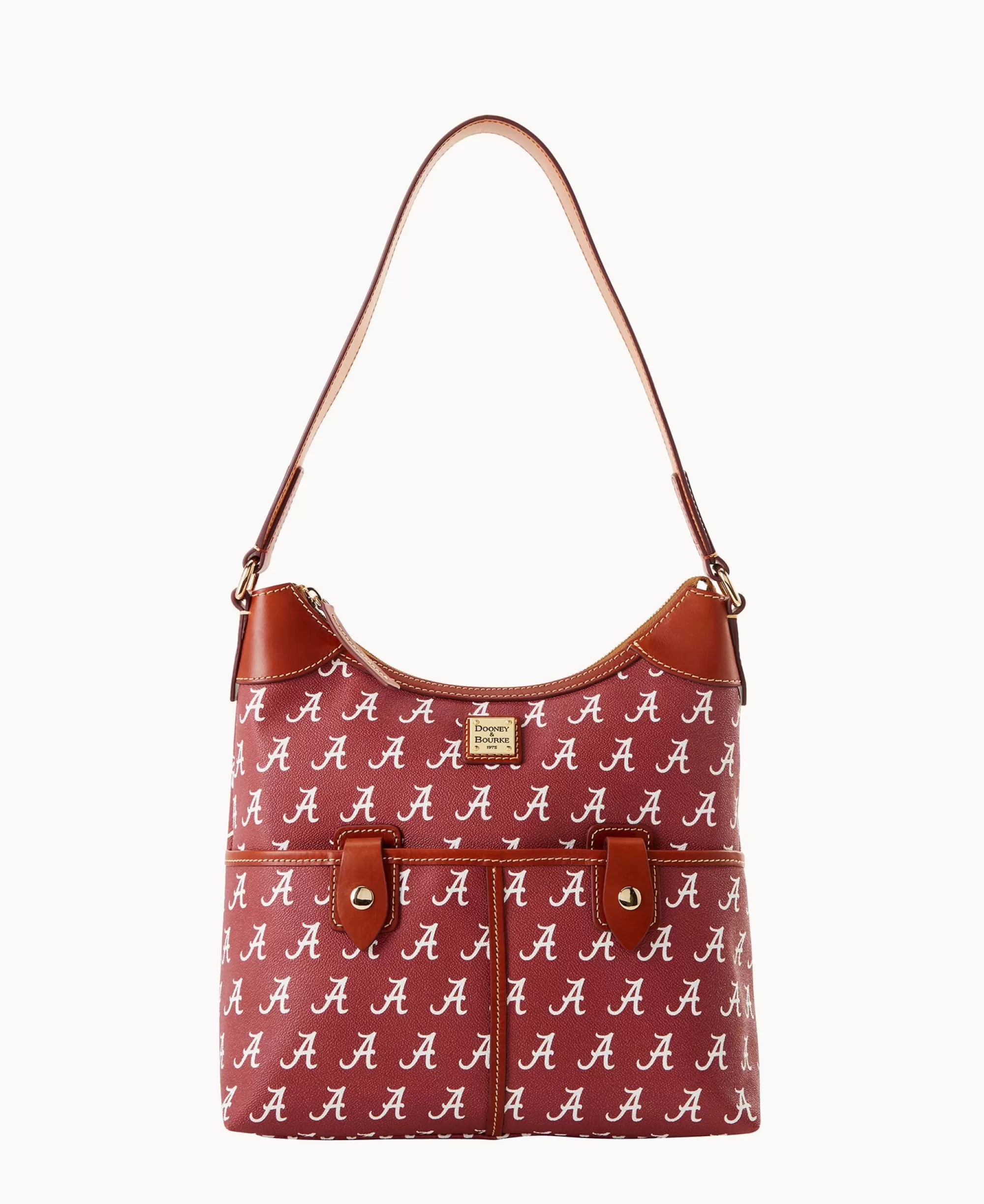 Dooney & Bourke Game Day Ready | Printed Fabric^Collegiate University of Alabama Zip Hobo