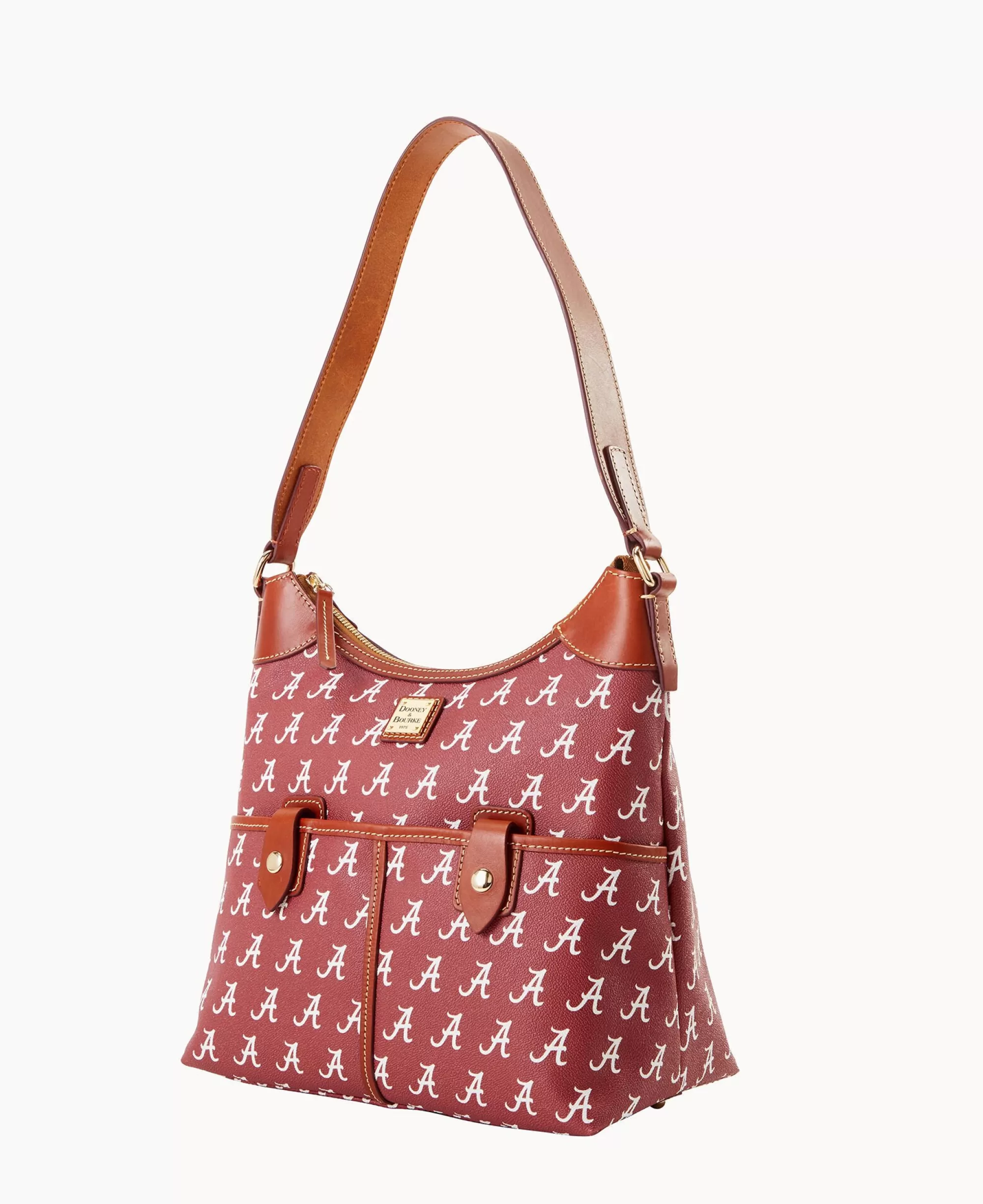 Dooney & Bourke Game Day Ready | Printed Fabric^Collegiate University of Alabama Zip Hobo