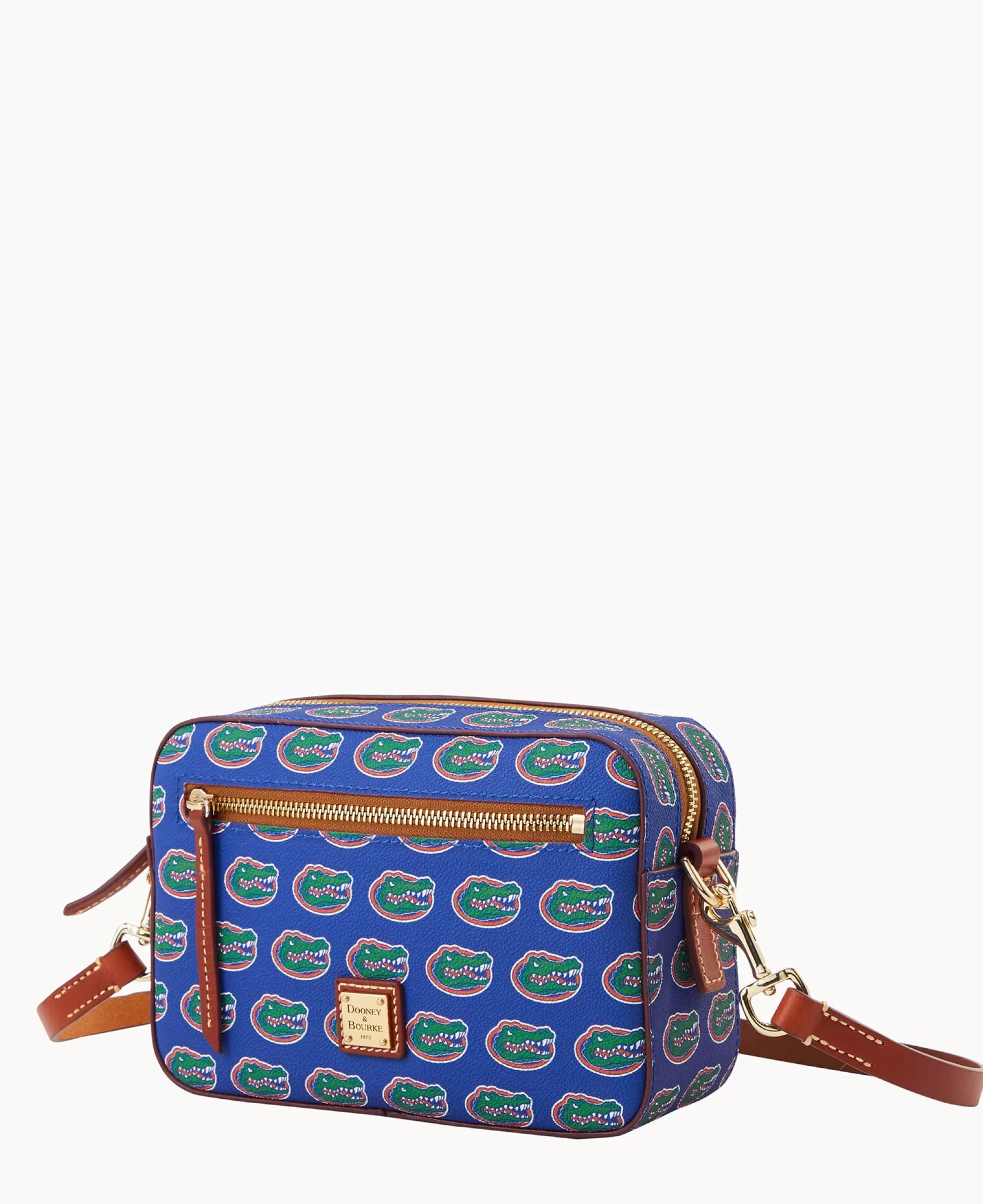 Dooney & Bourke Game Day Ready | Printed Fabric^Collegiate University of Florida Camera Zip Crossbody