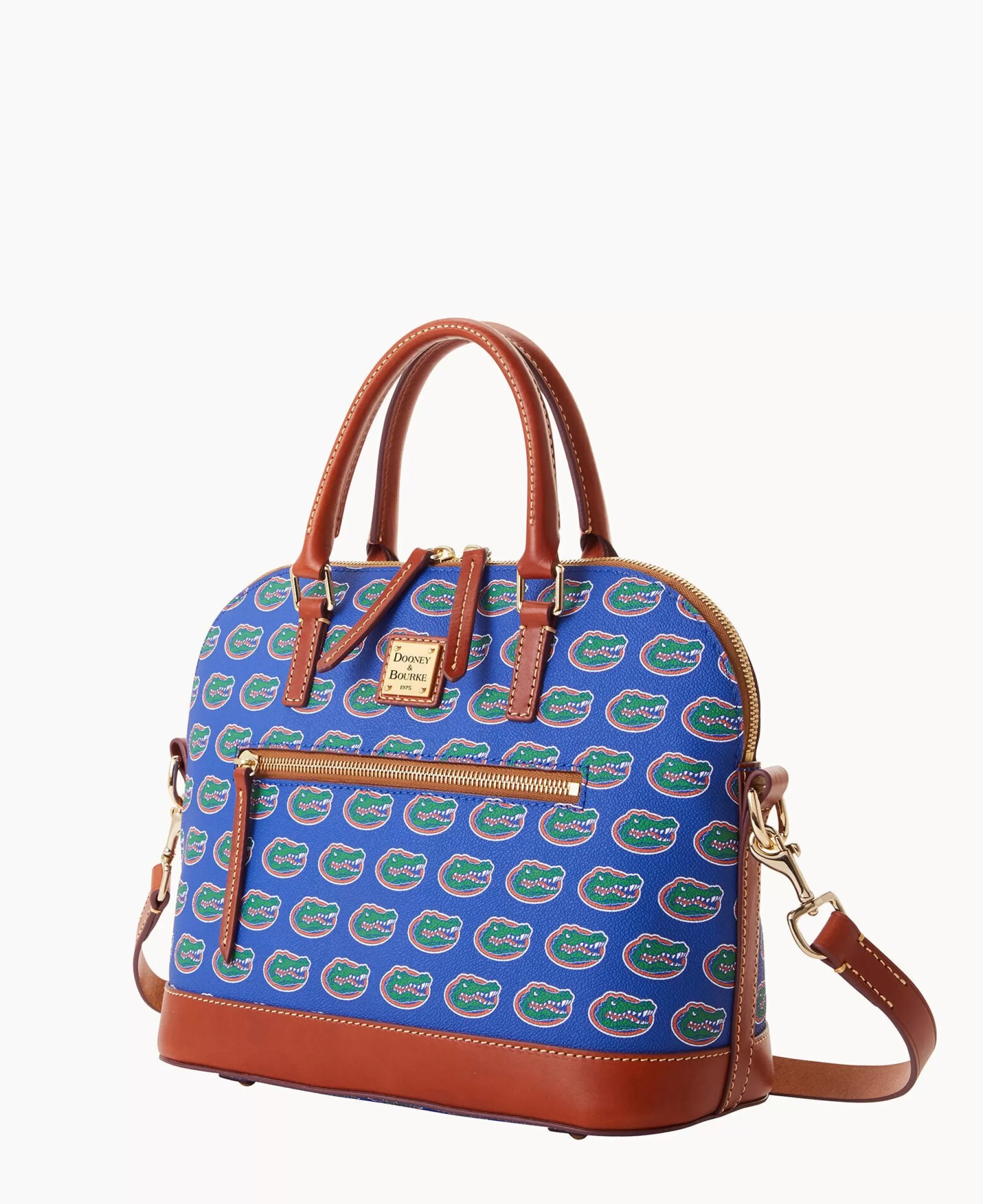 Dooney & Bourke Game Day Ready | Printed Fabric^Collegiate University of Florida Domed Zip Satchel