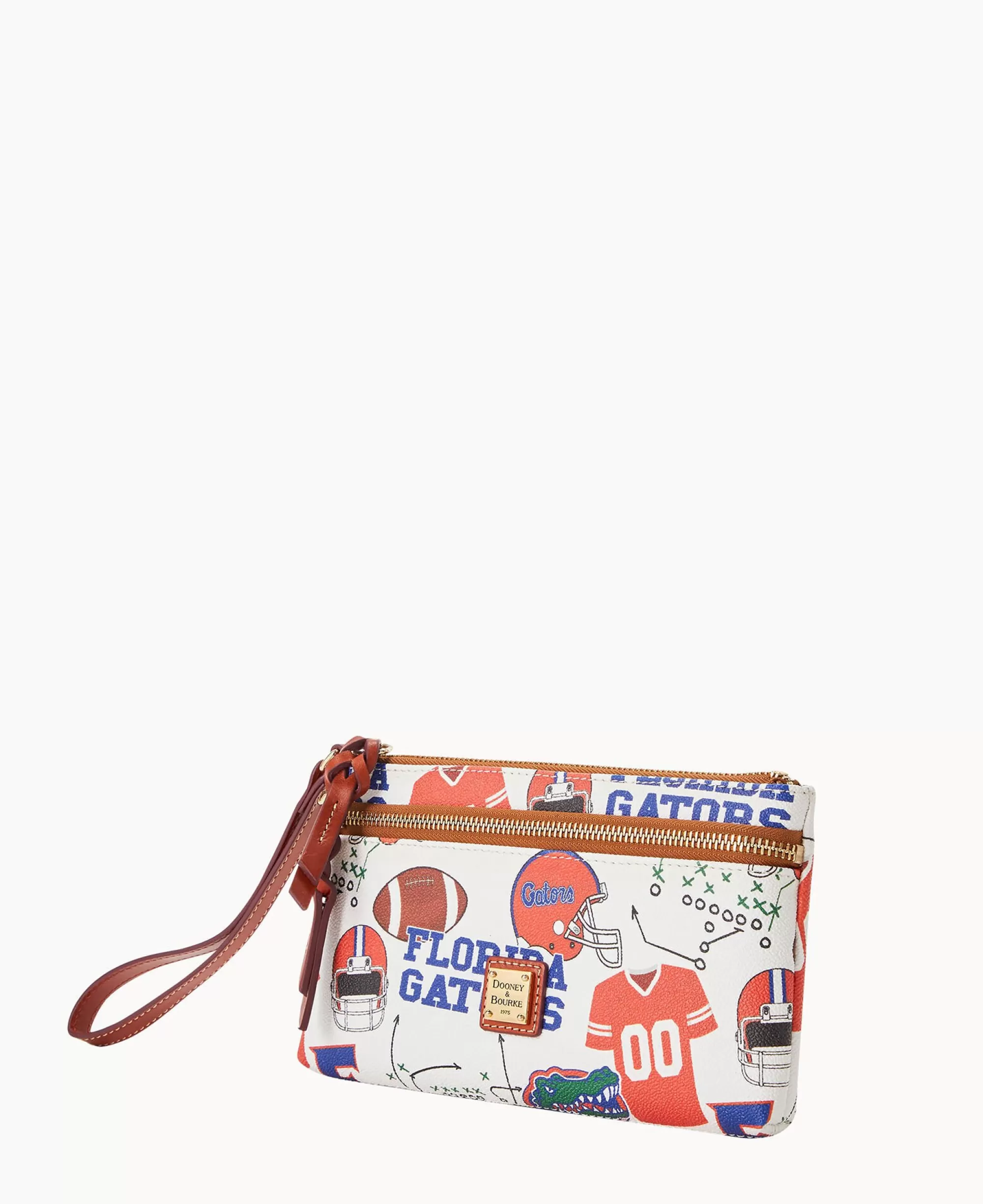 Dooney & Bourke Grab and Go | Wristlets^Collegiate a Double Zip Wristlet