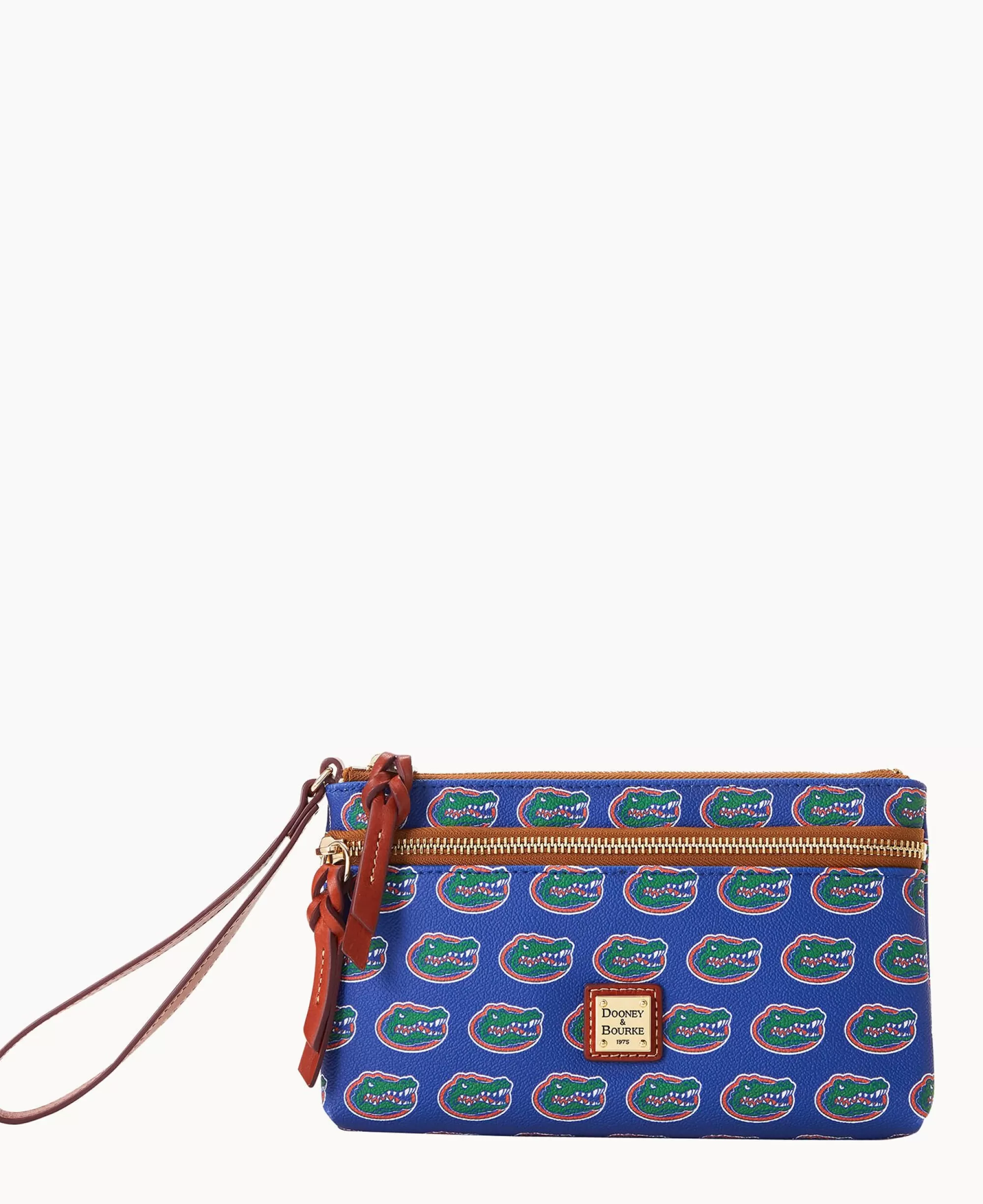 Dooney & Bourke Grab and Go | Wristlets^Collegiate a Double Zip Wristlet