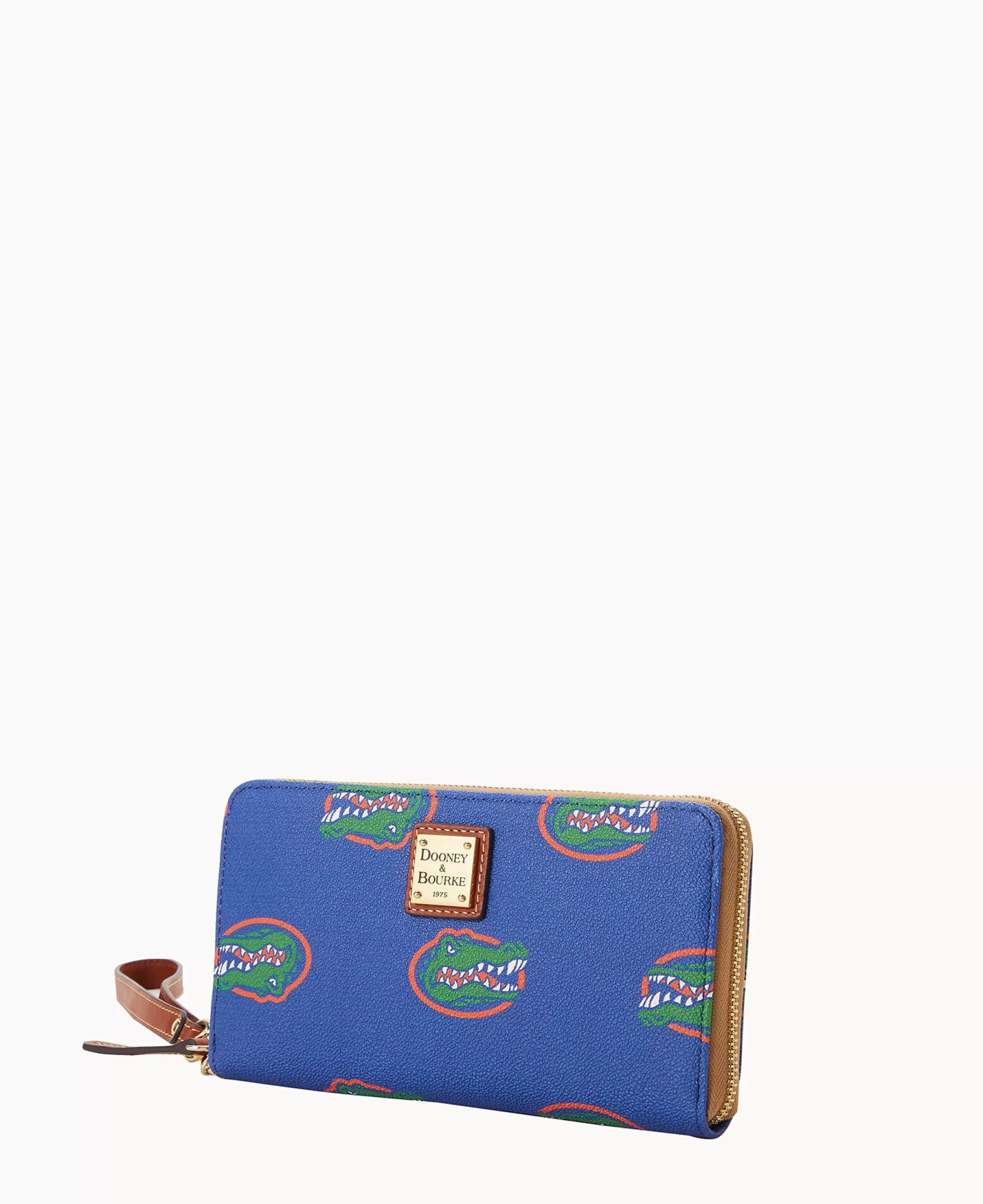 Dooney & Bourke Grab and Go | Wristlets^Collegiate University of Large Zip Around Wristlet