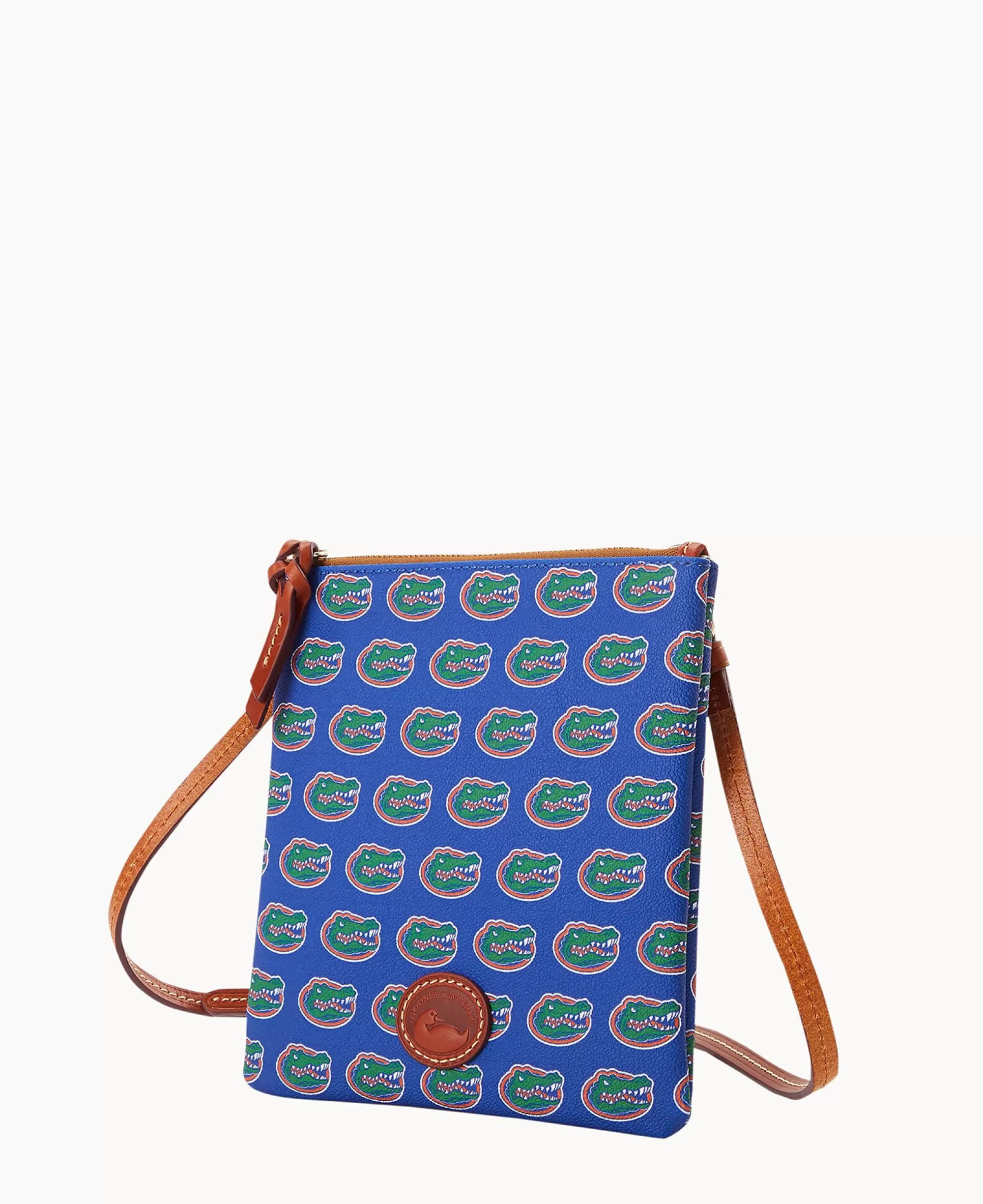 Dooney & Bourke Game Day Ready | Printed Fabric^Collegiate a North South Top Zip Crossbody