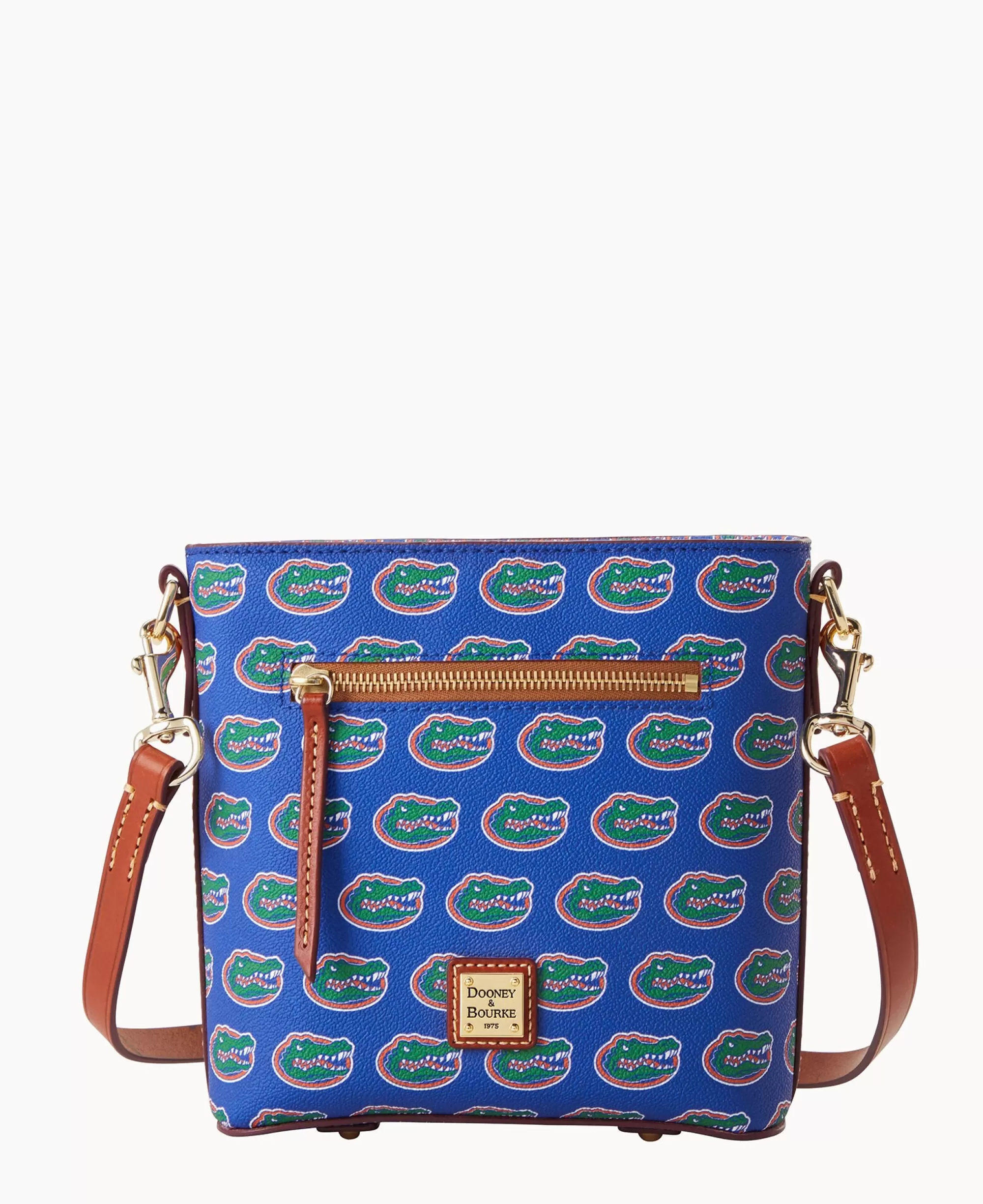 Dooney & Bourke Game Day Ready | Printed Fabric^Collegiate University of Florida Small Zip Crossbody