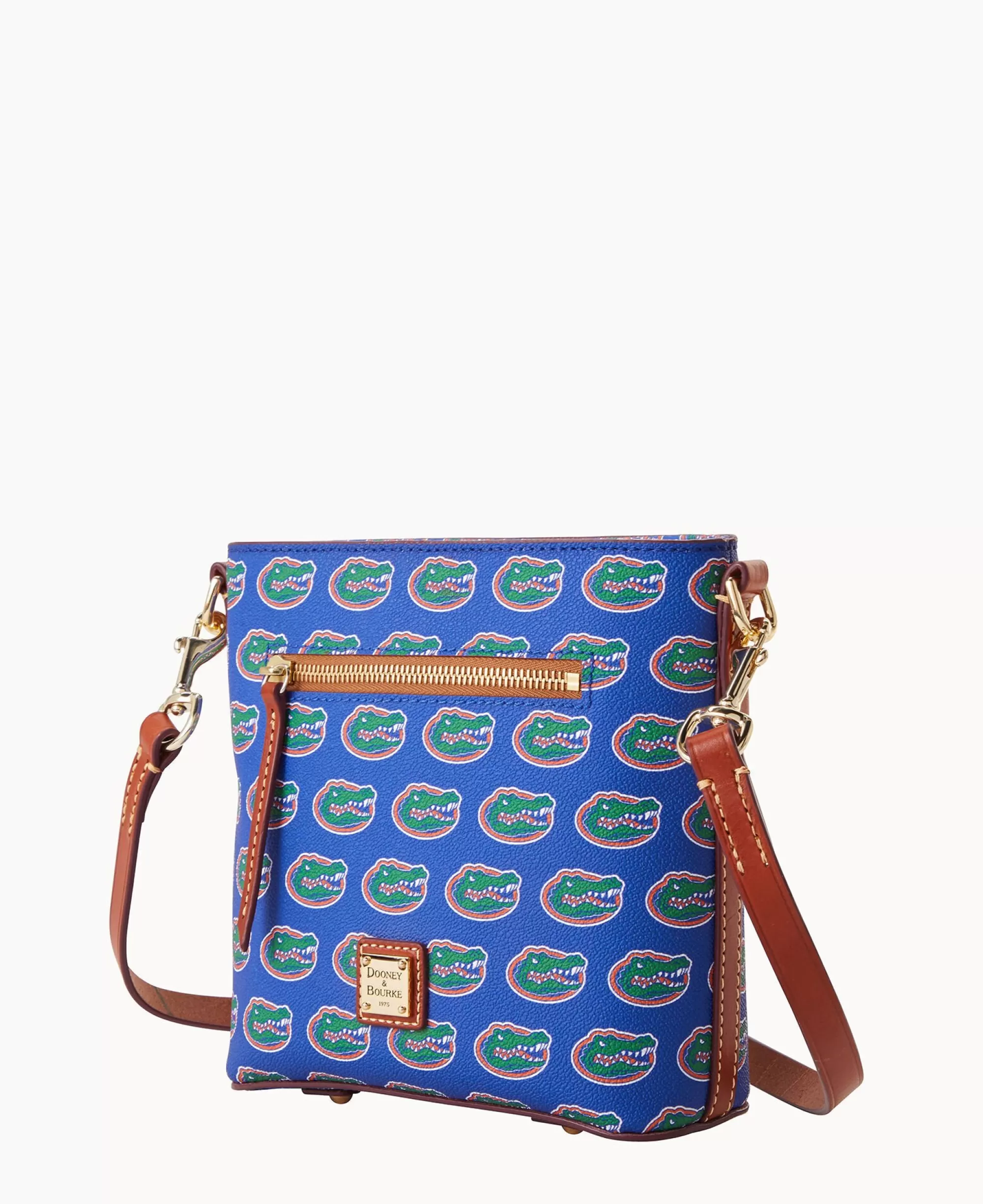 Dooney & Bourke Game Day Ready | Printed Fabric^Collegiate University of Florida Small Zip Crossbody