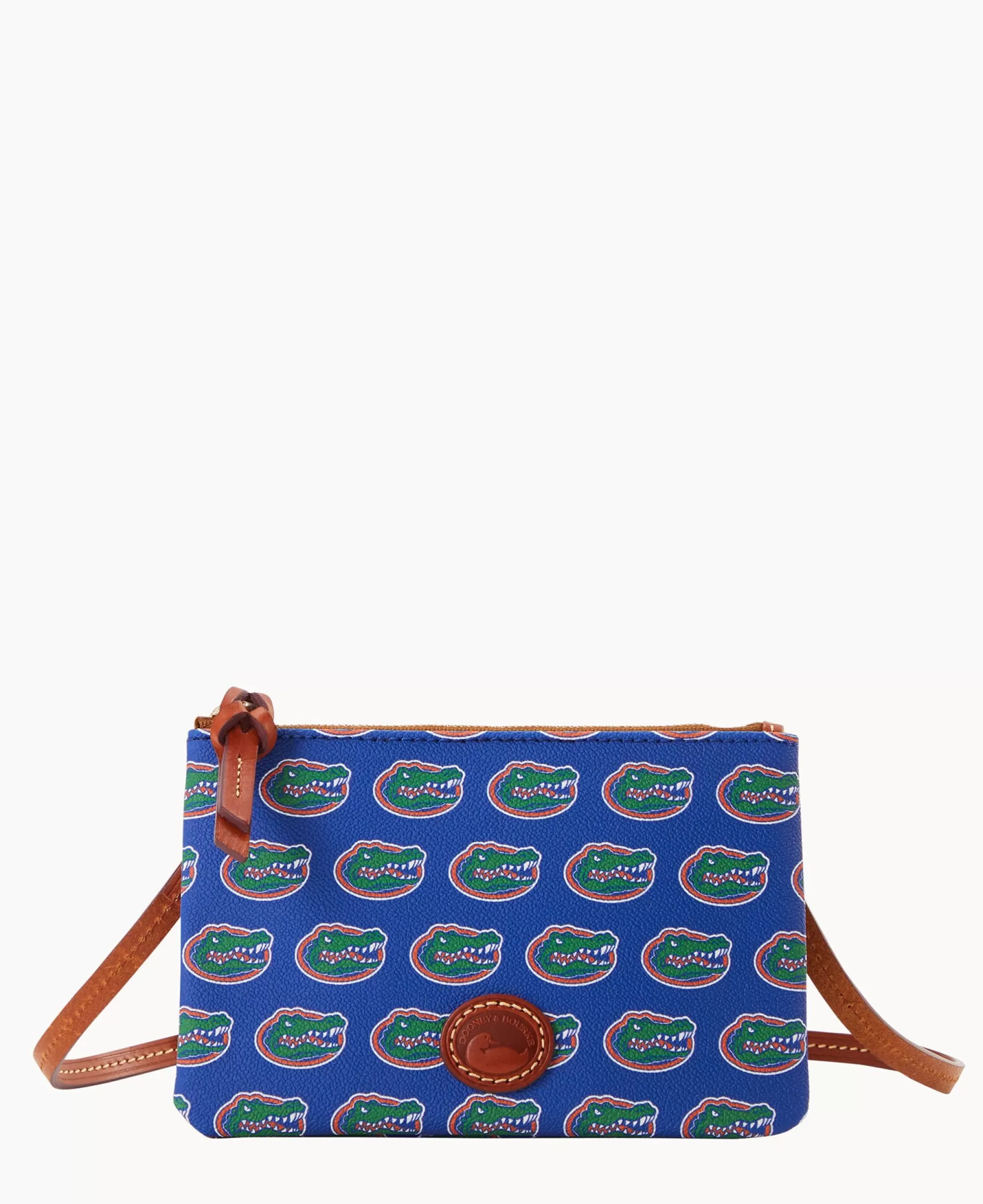 Dooney & Bourke Game Day Ready | Printed Fabric^Collegiate a Top Zip Crossbody