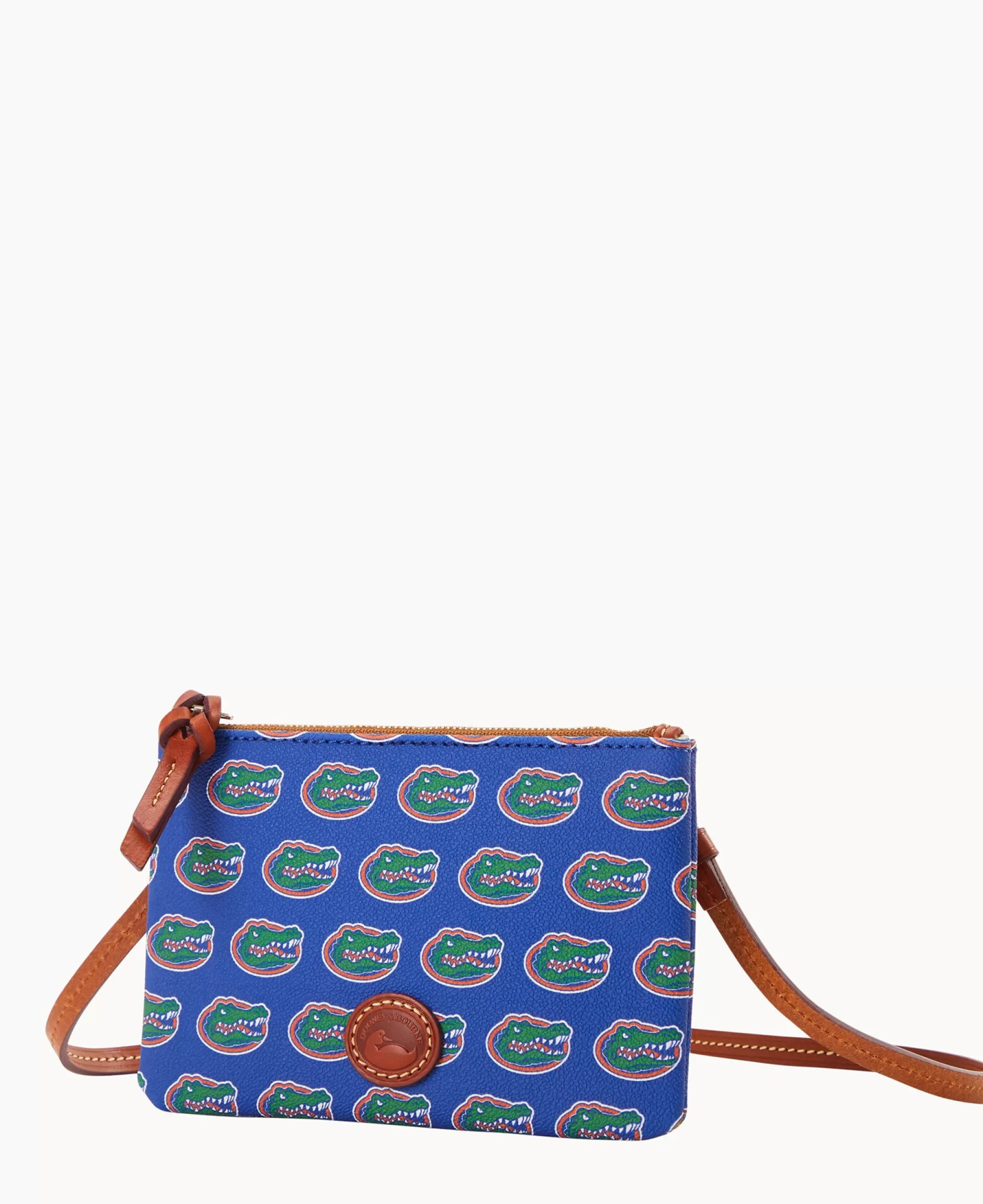 Dooney & Bourke Game Day Ready | Printed Fabric^Collegiate a Top Zip Crossbody