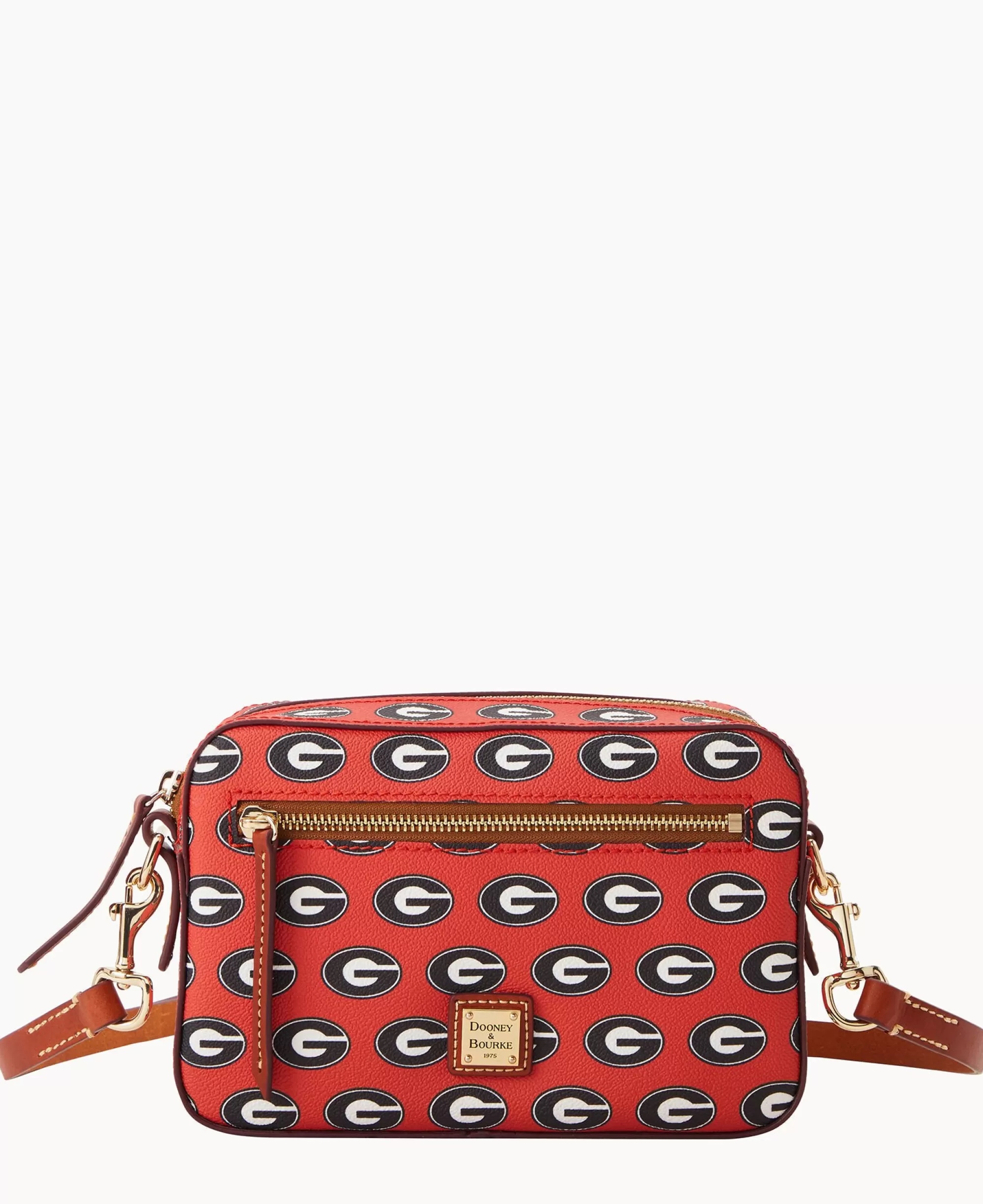 Dooney & Bourke Game Day Ready | Printed Fabric^Collegiate University of Georgia Camera Zip Crossbody