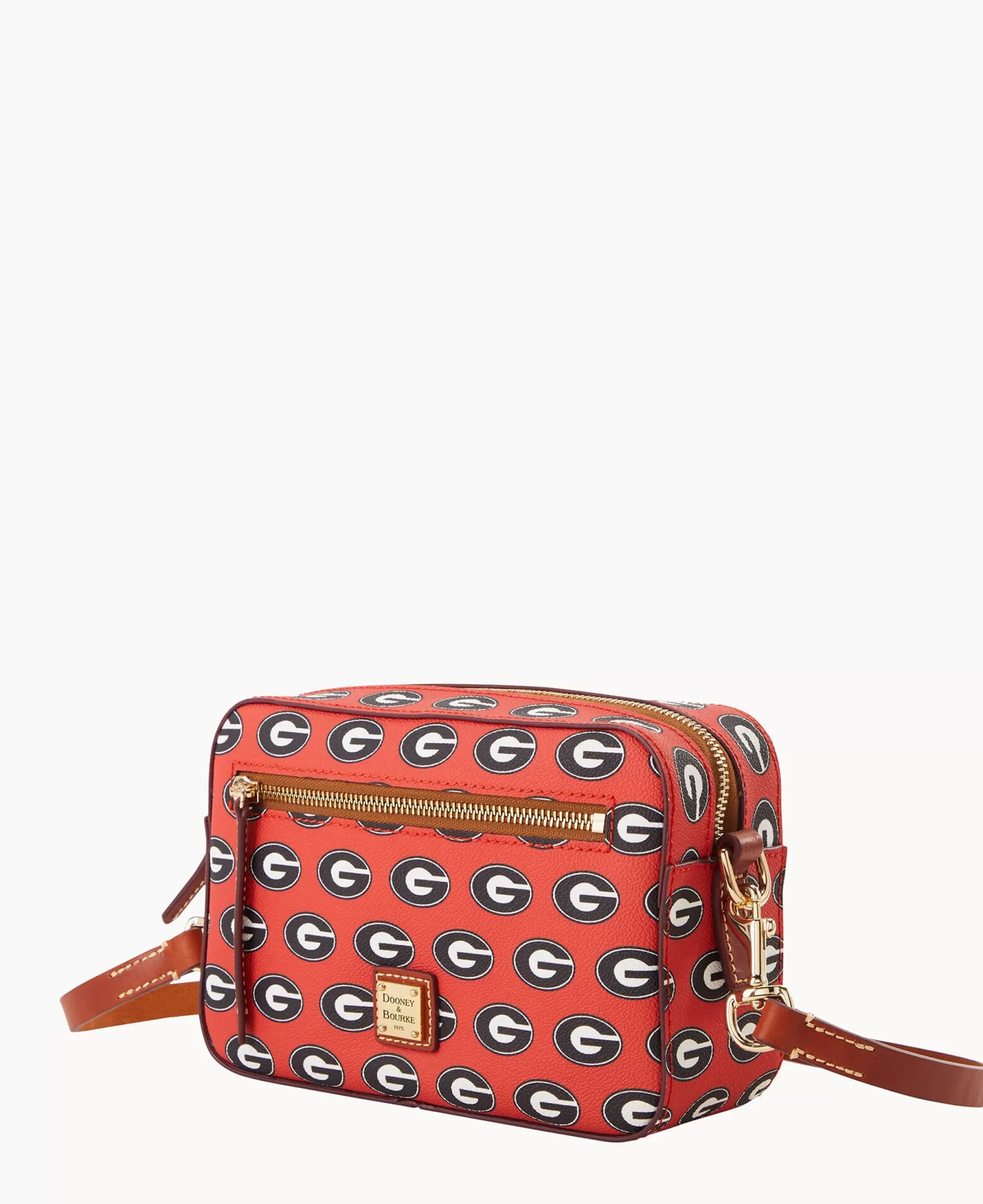 Dooney & Bourke Game Day Ready | Printed Fabric^Collegiate University of Georgia Camera Zip Crossbody