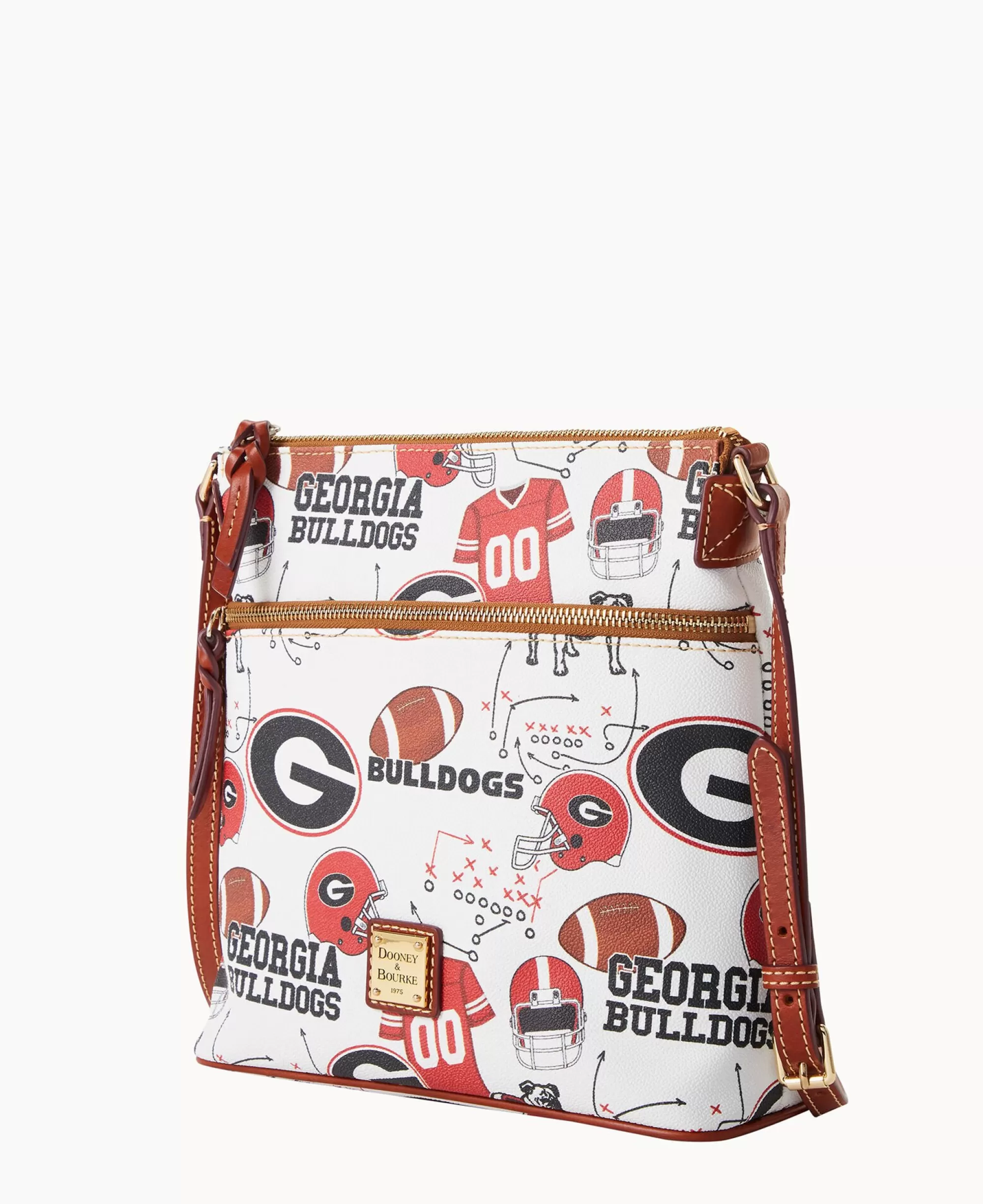 Dooney & Bourke Game Day Ready | Printed Fabric^Collegiate University of Georgia Crossbody