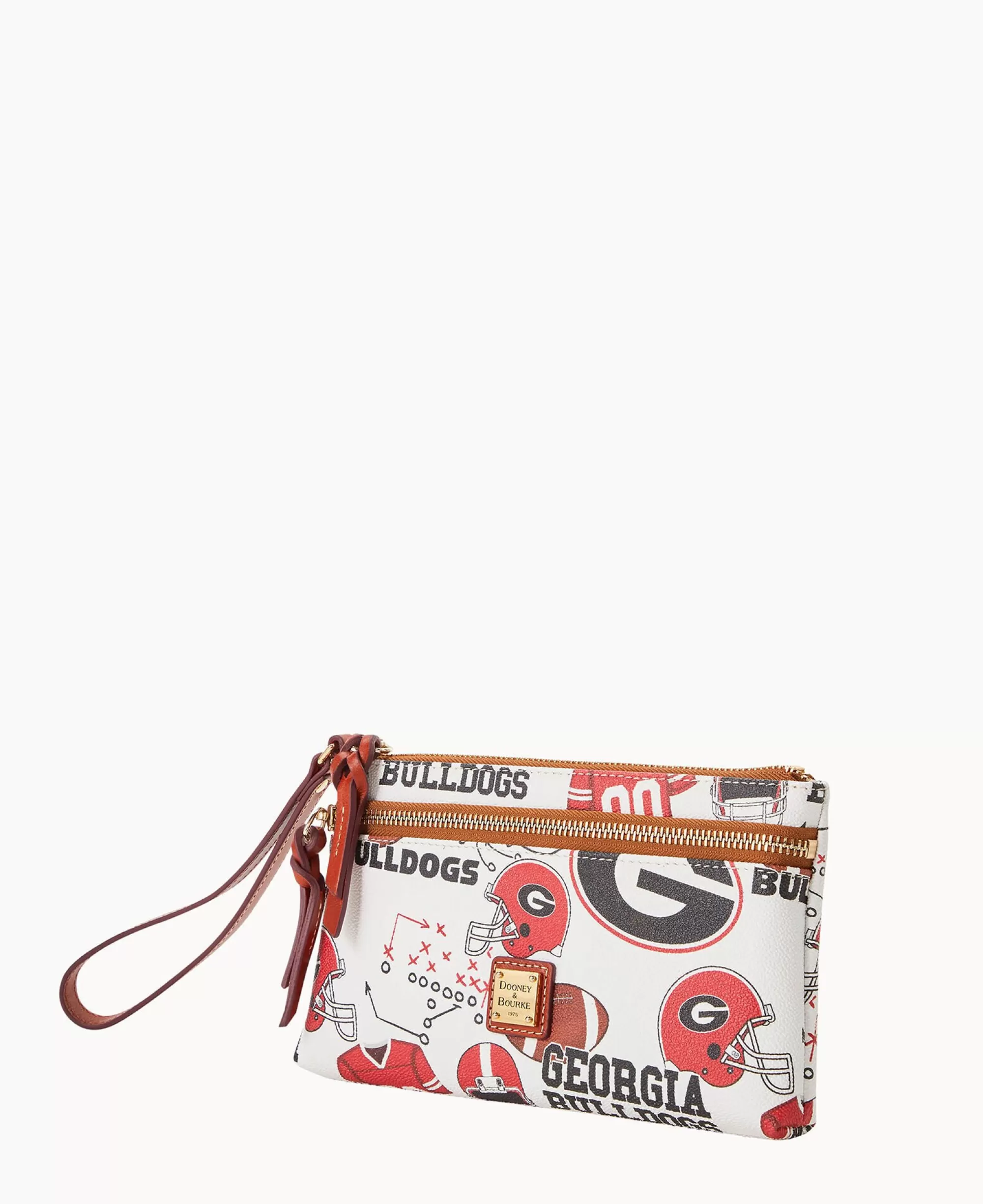 Dooney & Bourke Grab and Go | Wristlets^Collegiate a Double Zip Wristlet