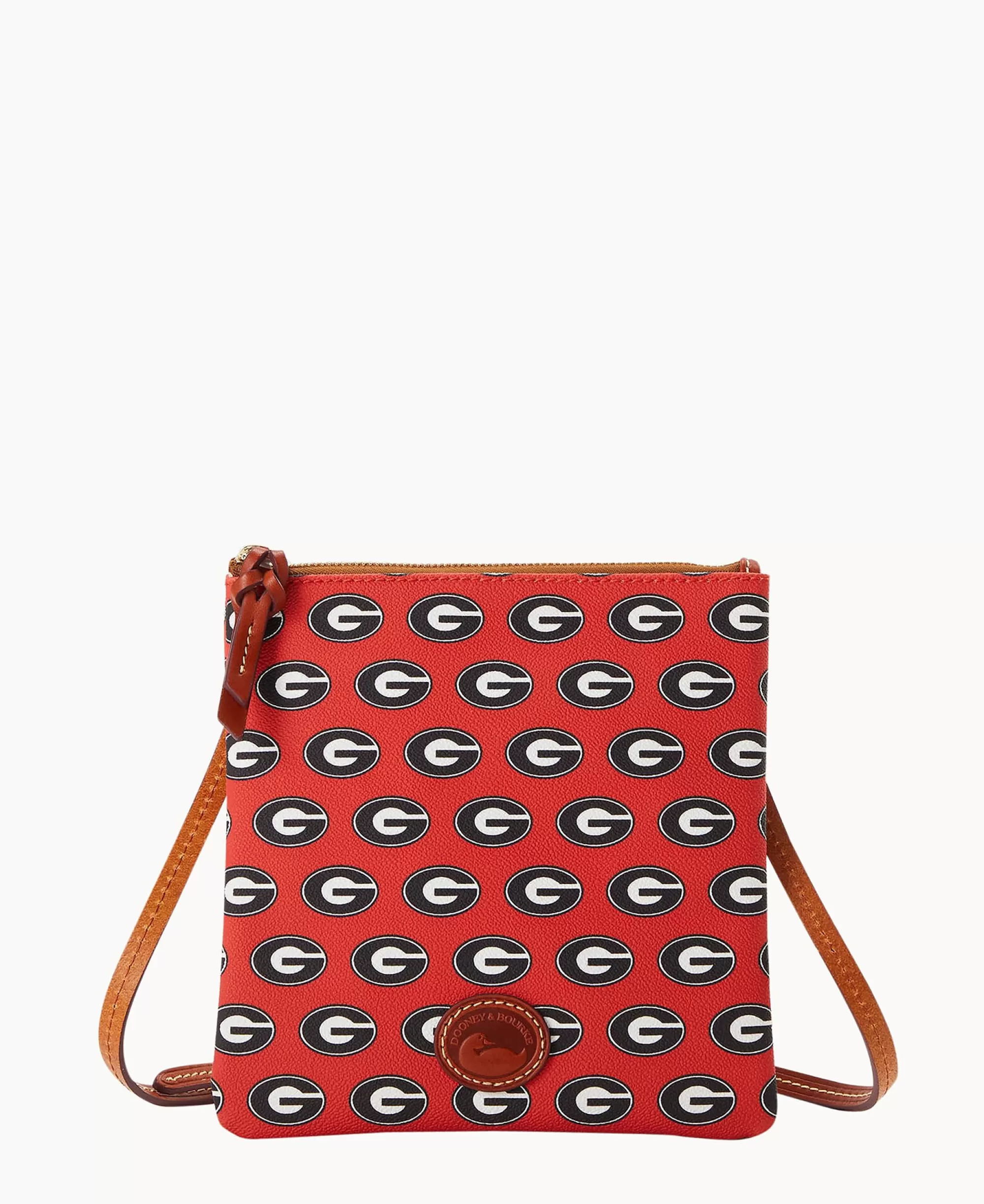 Dooney & Bourke Game Day Ready | Printed Fabric^Collegiate a North South Top Zip Crossbody