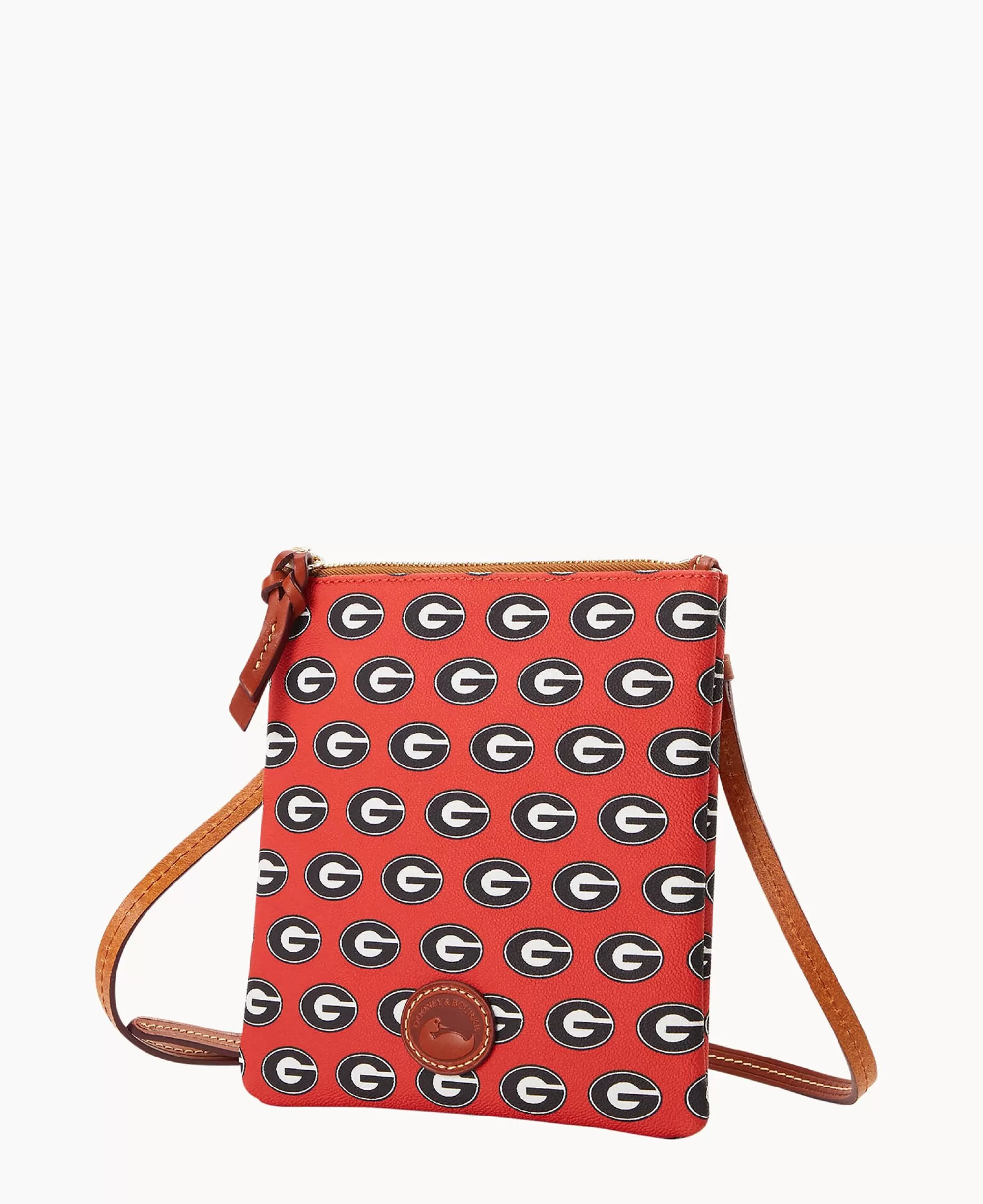 Dooney & Bourke Game Day Ready | Printed Fabric^Collegiate a North South Top Zip Crossbody