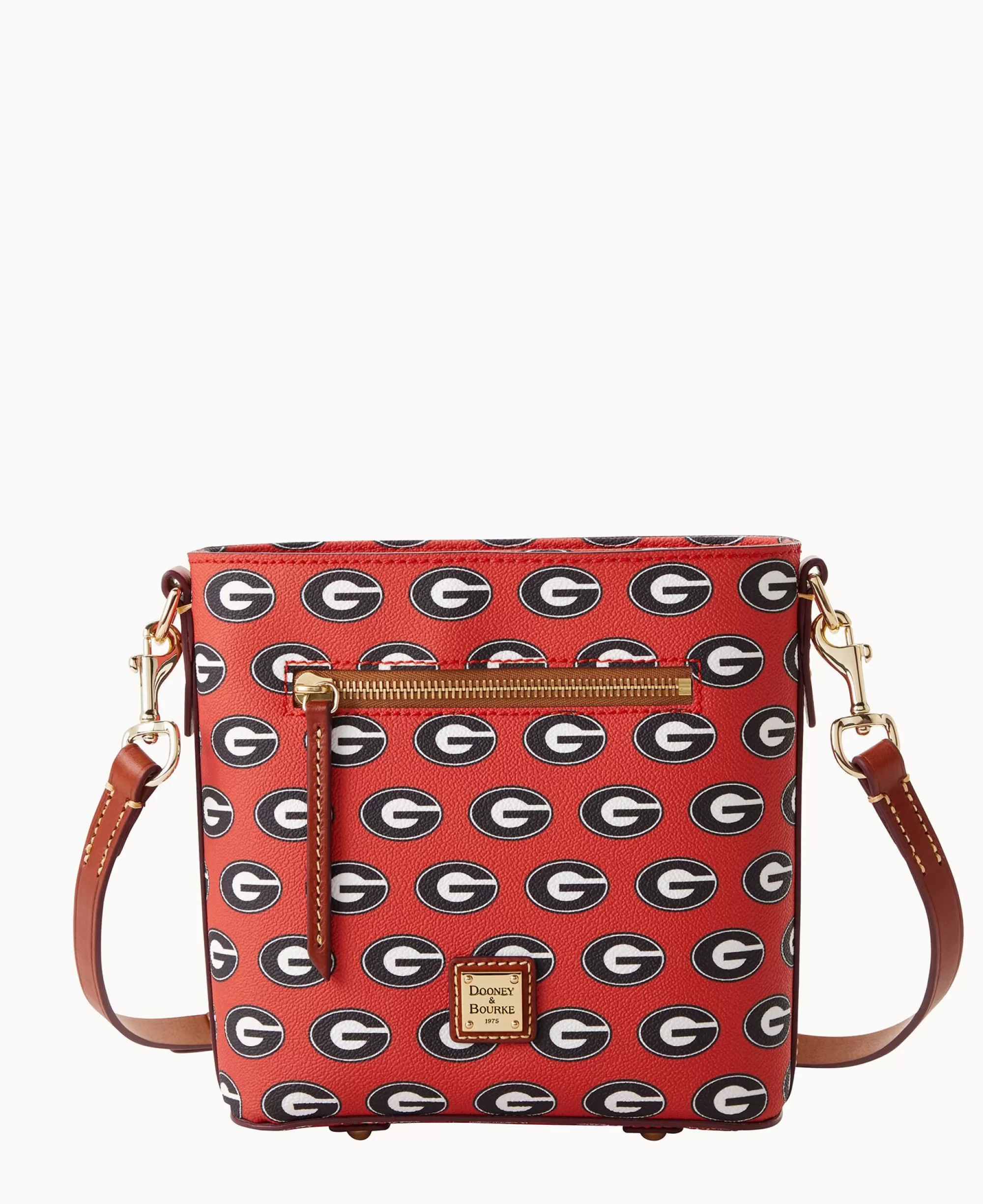 Dooney & Bourke Game Day Ready | Printed Fabric^Collegiate University of Georgia Small Zip Crossbody