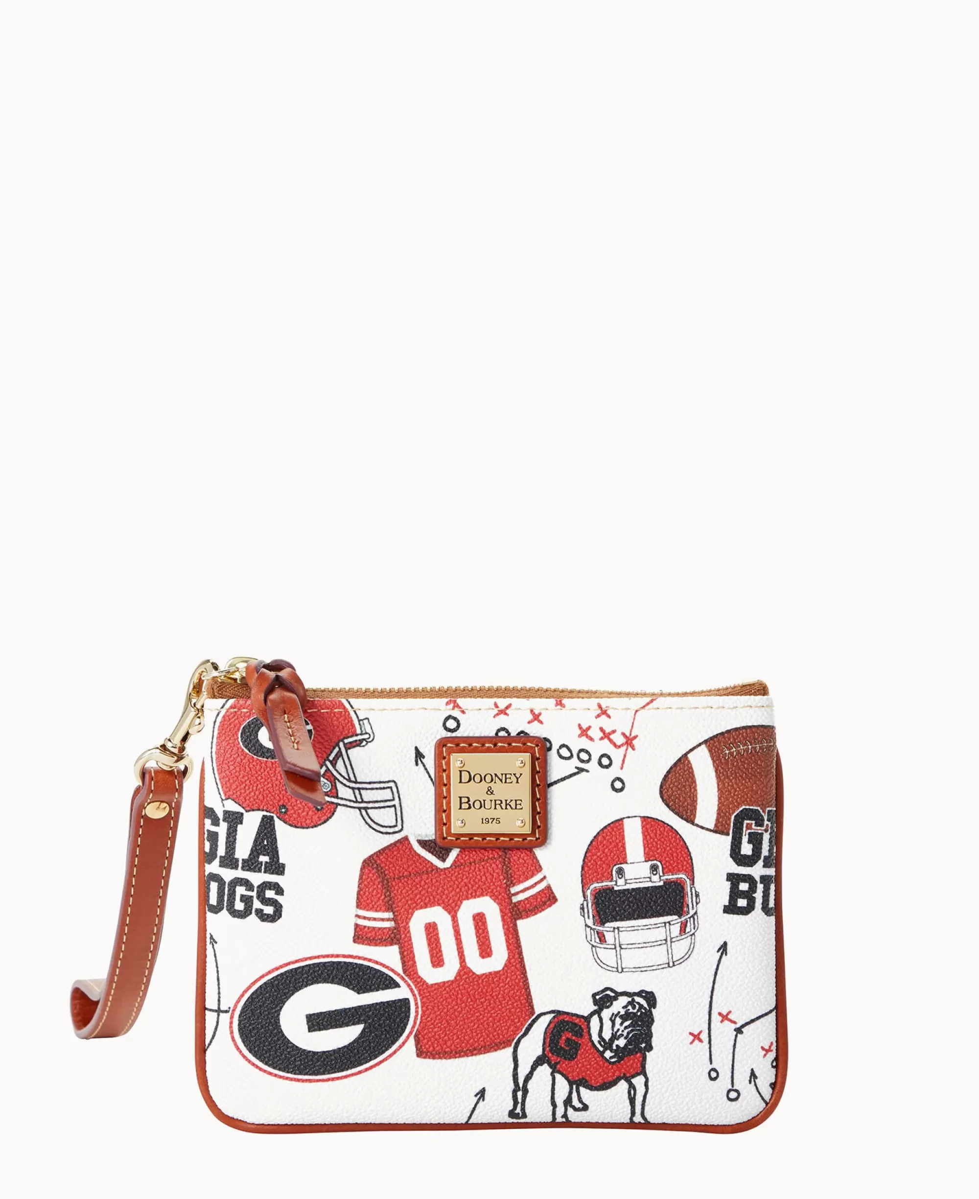 Dooney & Bourke Grab and Go | Wristlets^Collegiate University of Georgia Stadium Wristlet