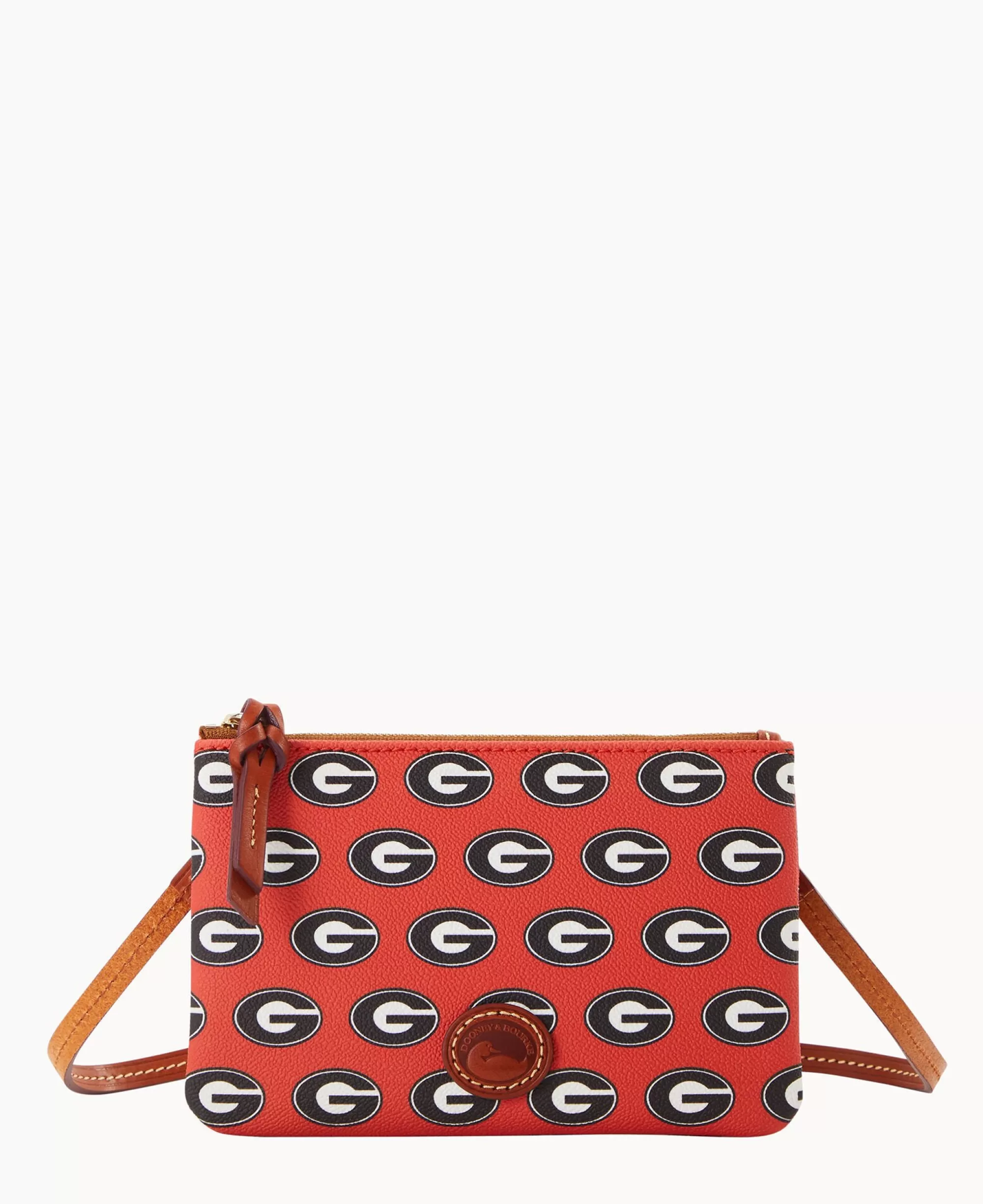 Dooney & Bourke Game Day Ready | Printed Fabric^Collegiate a Top Zip Crossbody