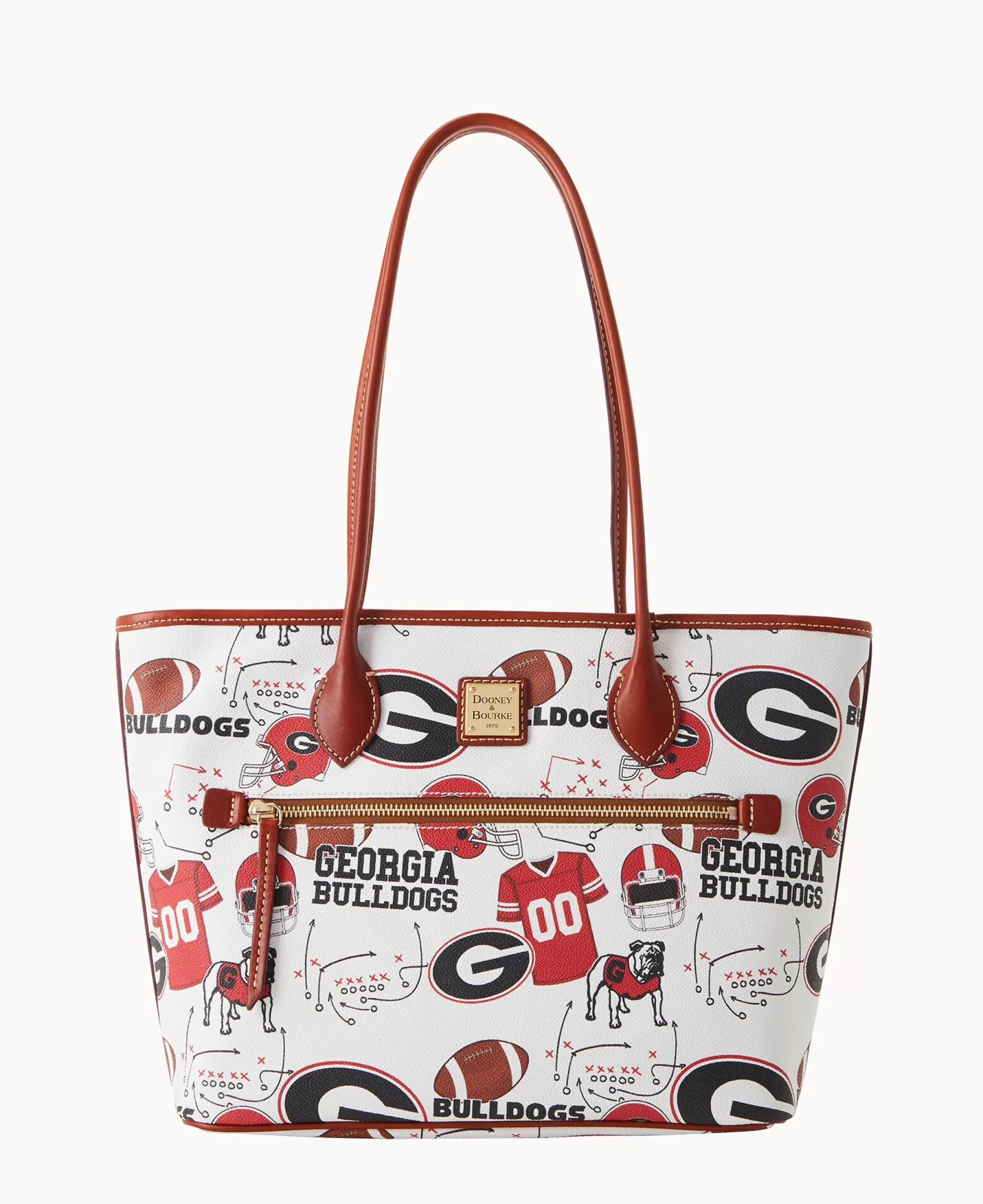 Dooney & Bourke Game Day Ready | Printed Fabric^Collegiate University of Georgia Tote