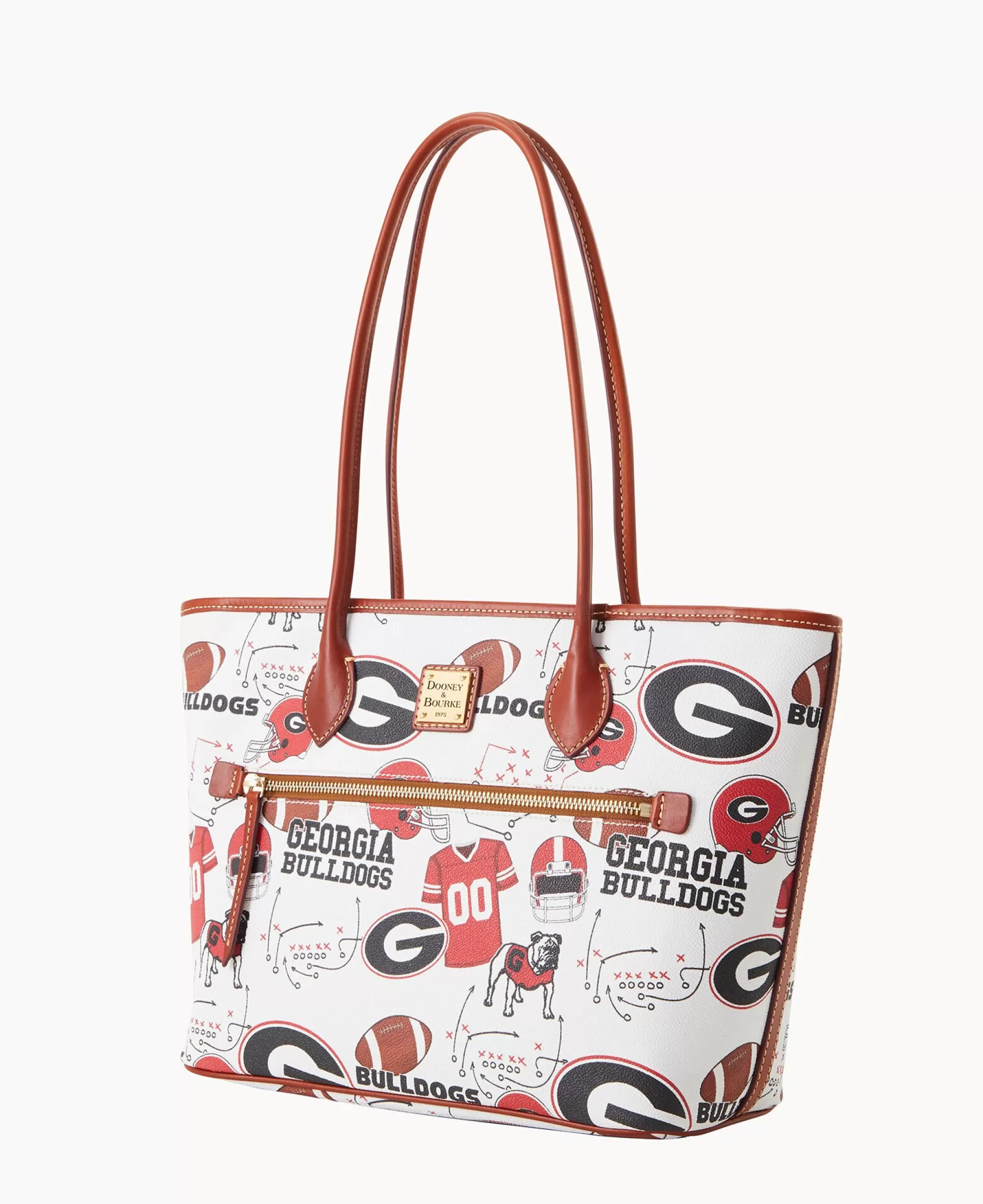 Dooney & Bourke Game Day Ready | Printed Fabric^Collegiate University of Georgia Tote