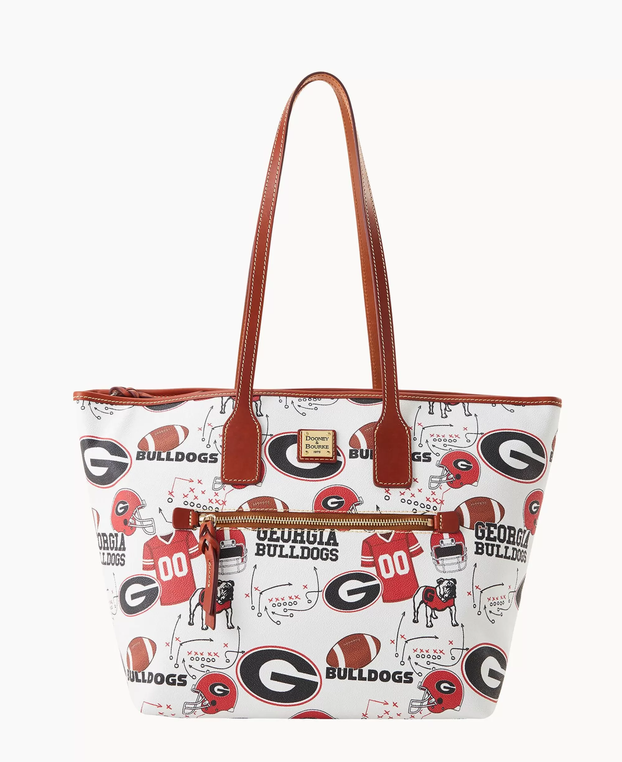 Dooney & Bourke Game Day Ready | Printed Fabric^Collegiate University of Georgia Tote