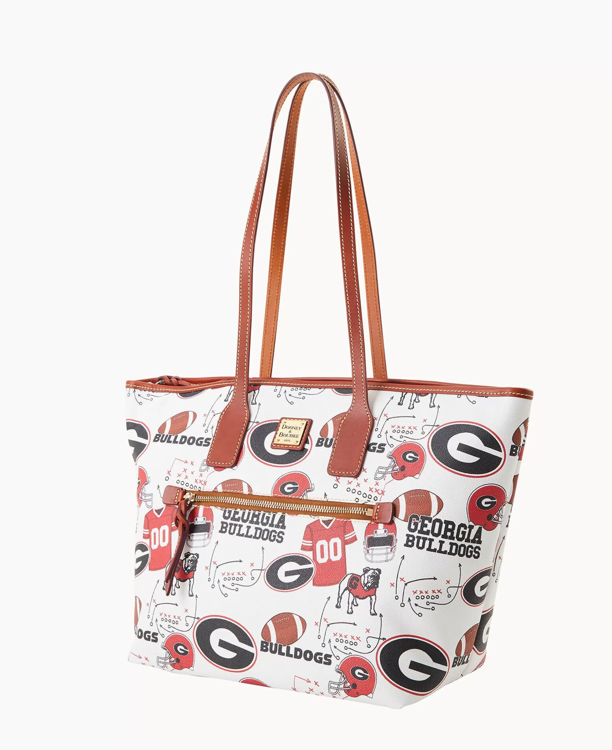 Dooney & Bourke Game Day Ready | Printed Fabric^Collegiate University of Georgia Tote