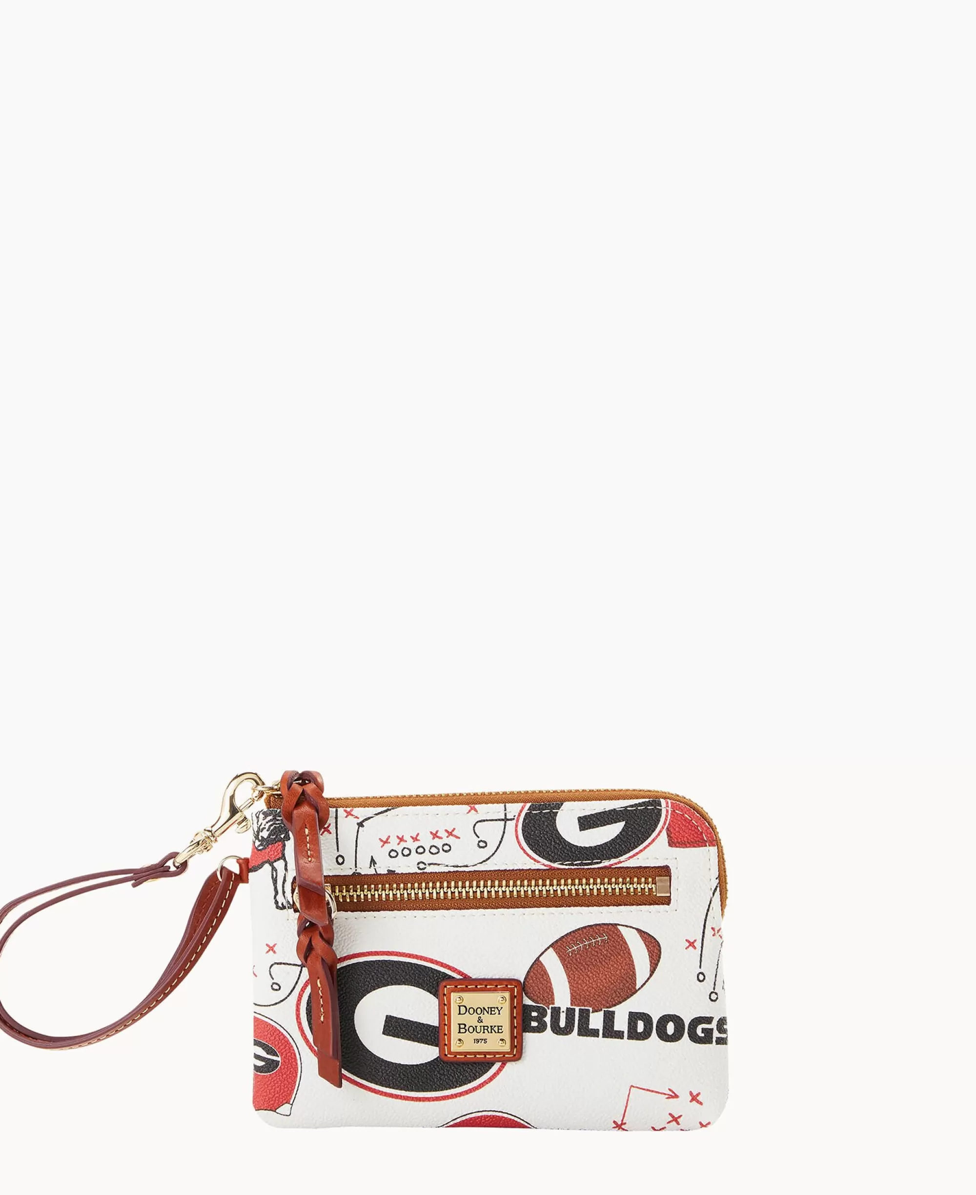 Dooney & Bourke Grab and Go | Wristlets^Collegiate University of Georgia Zip Around Wristlet