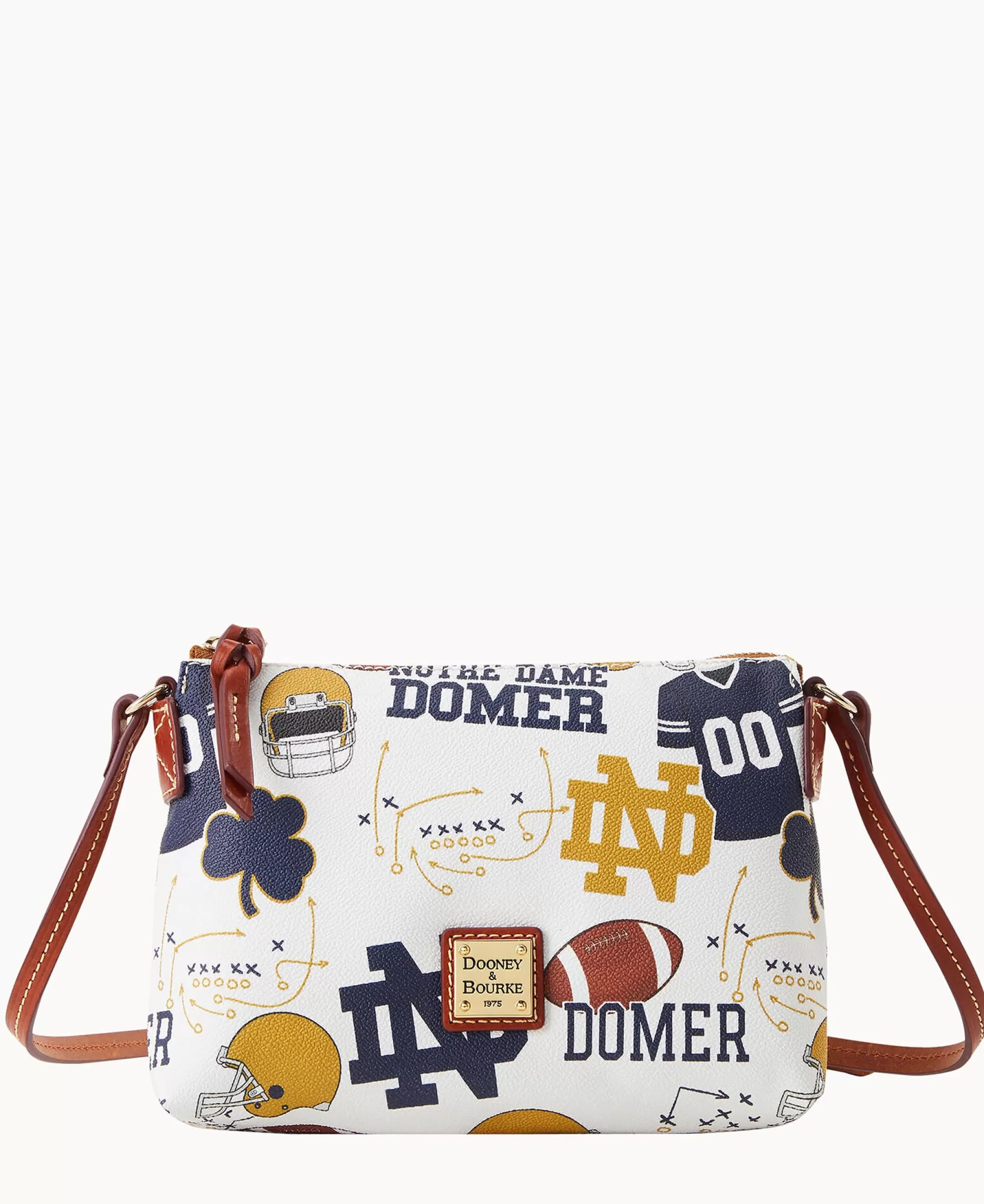 Dooney & Bourke Game Day Ready | Printed Fabric^Collegiate University of Crossbody Pouchette