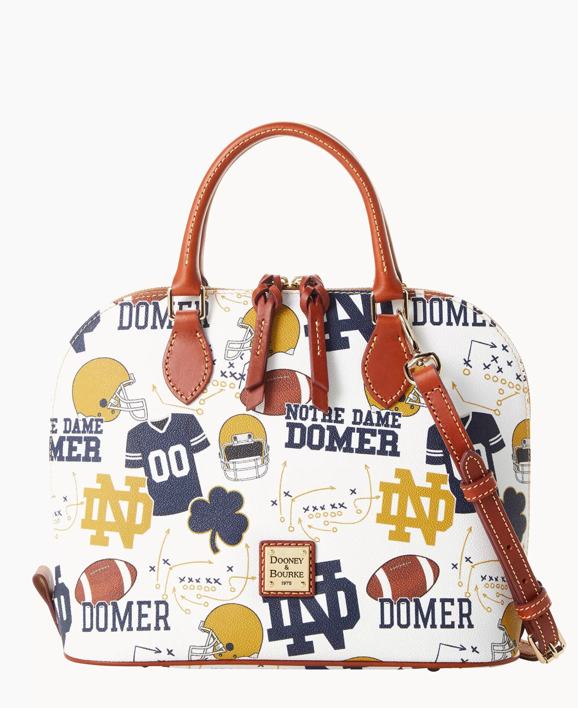 Dooney & Bourke Game Day Ready | Printed Fabric^Collegiate University of Zip Zip Satchel