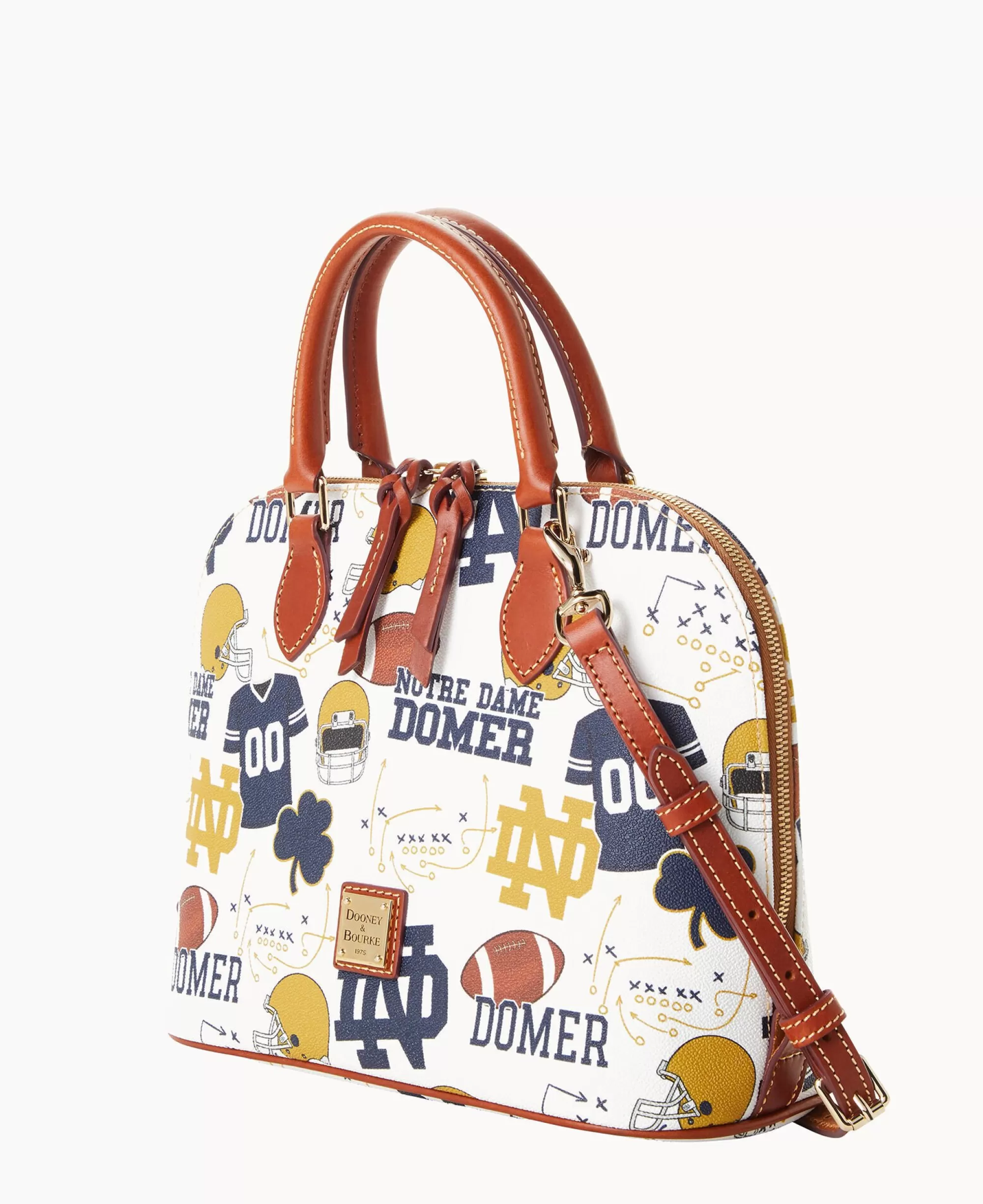 Dooney & Bourke Game Day Ready | Printed Fabric^Collegiate University of Zip Zip Satchel