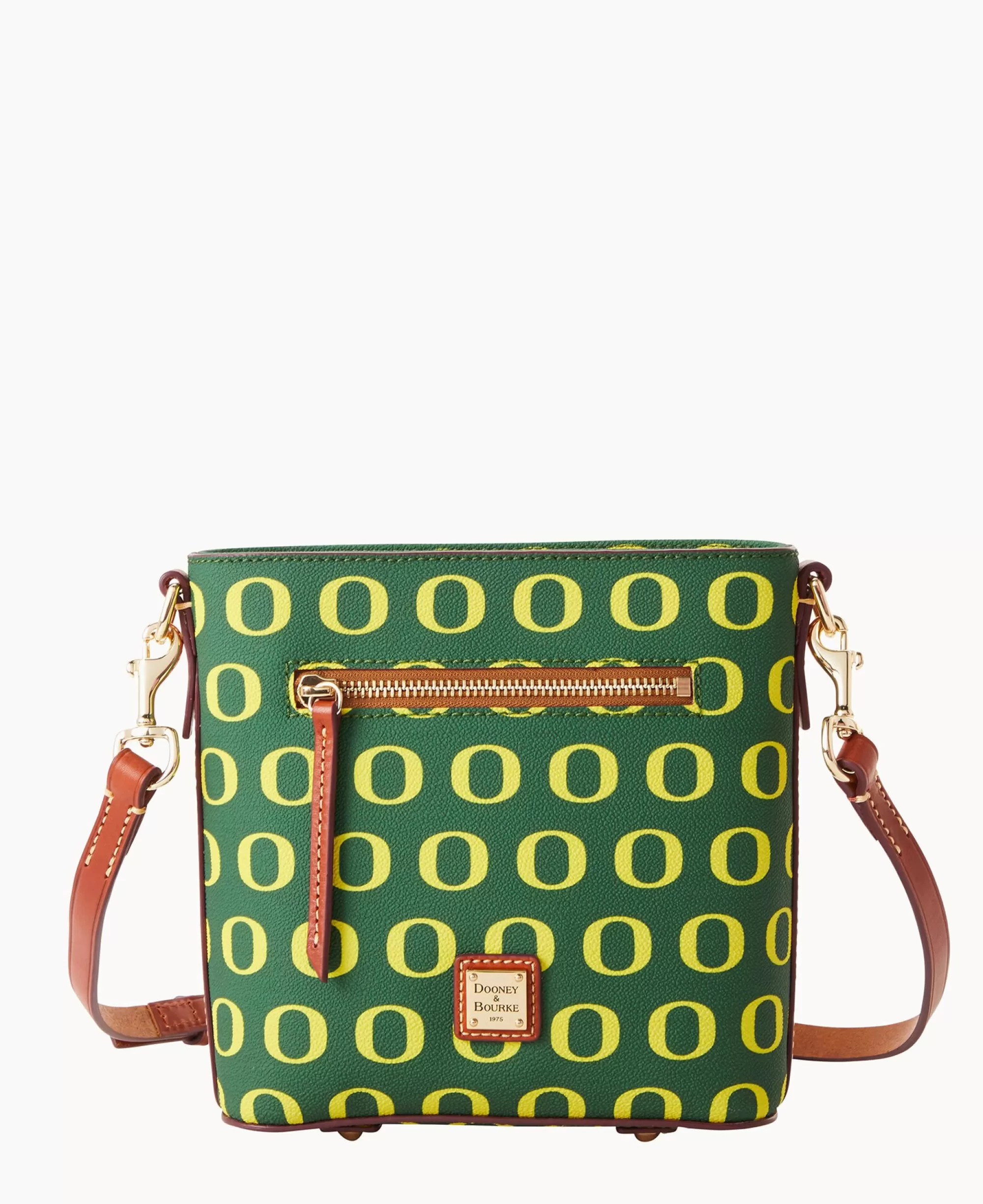 Dooney & Bourke Game Day Ready | Printed Fabric^Collegiate University of Small Zip Crossbody