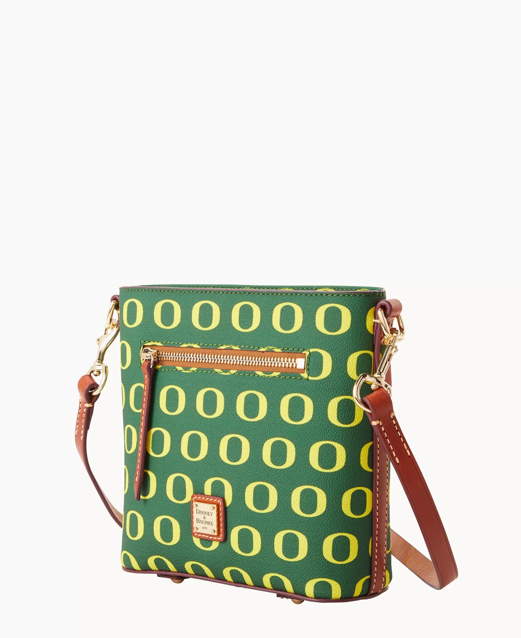 Dooney & Bourke Game Day Ready | Printed Fabric^Collegiate University of Small Zip Crossbody