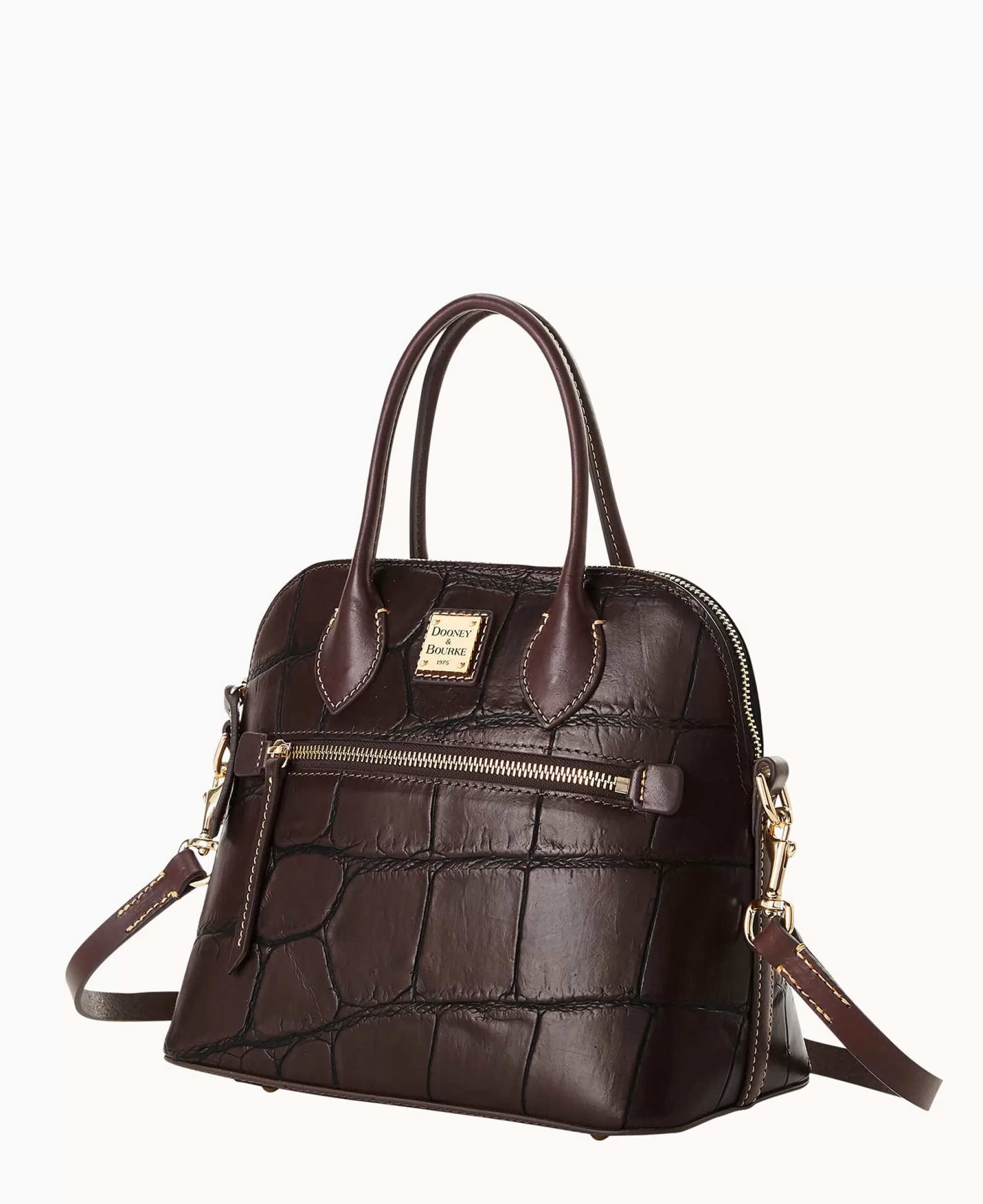 Dooney & Bourke Picnic in the Park | Exotic Leather^Denison Domed Satchel