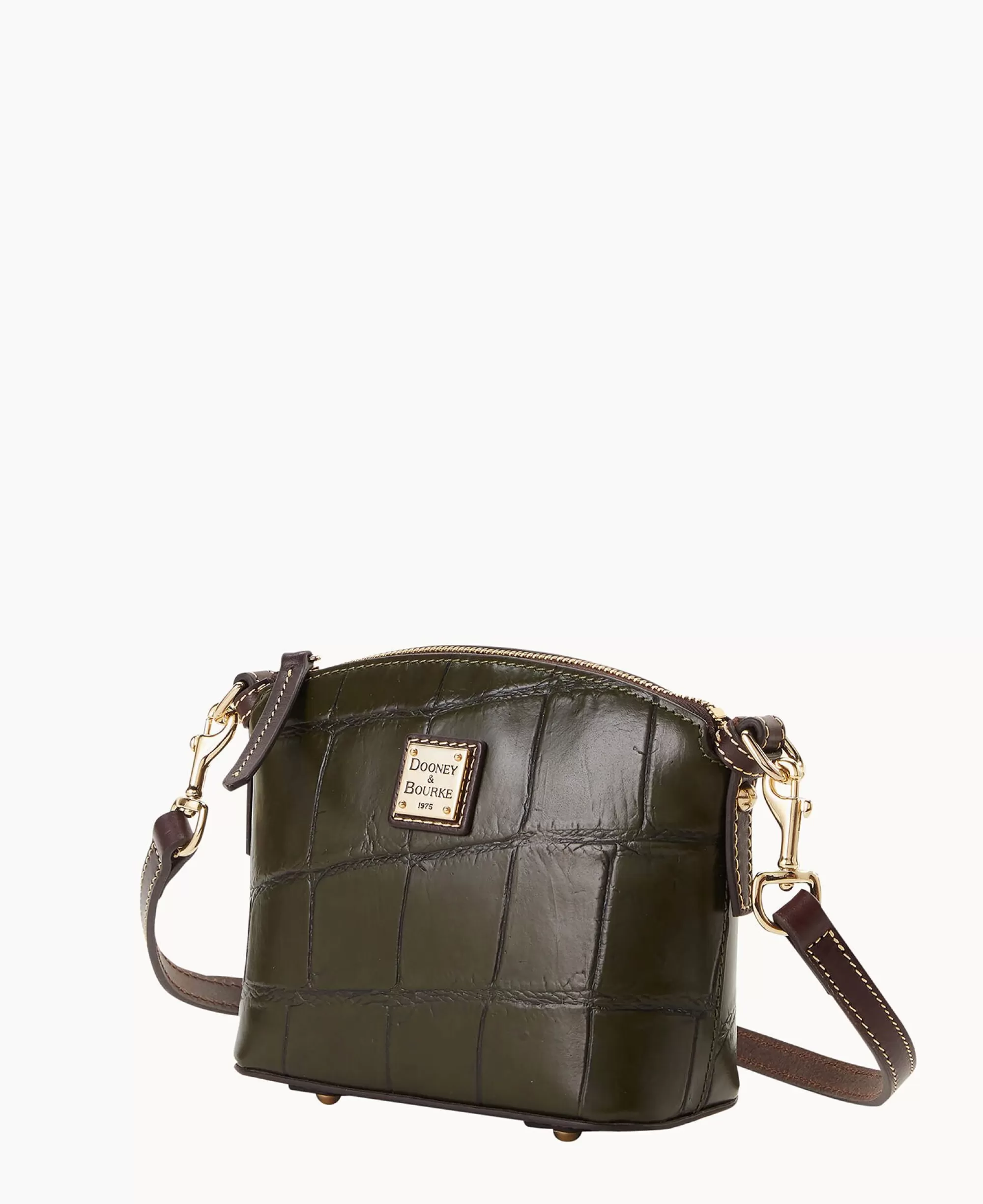 Dooney & Bourke Exotic Leather | Mini Bags^Denison Mini Domed Crossbody