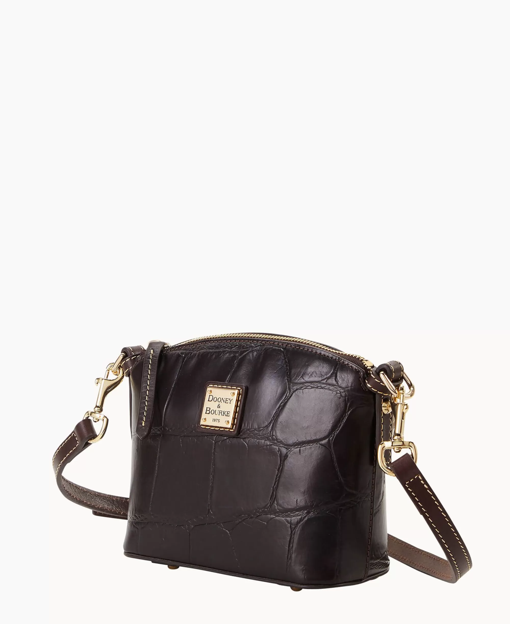 Dooney & Bourke Exotic Leather | Mini Bags^Denison Mini Domed Crossbody