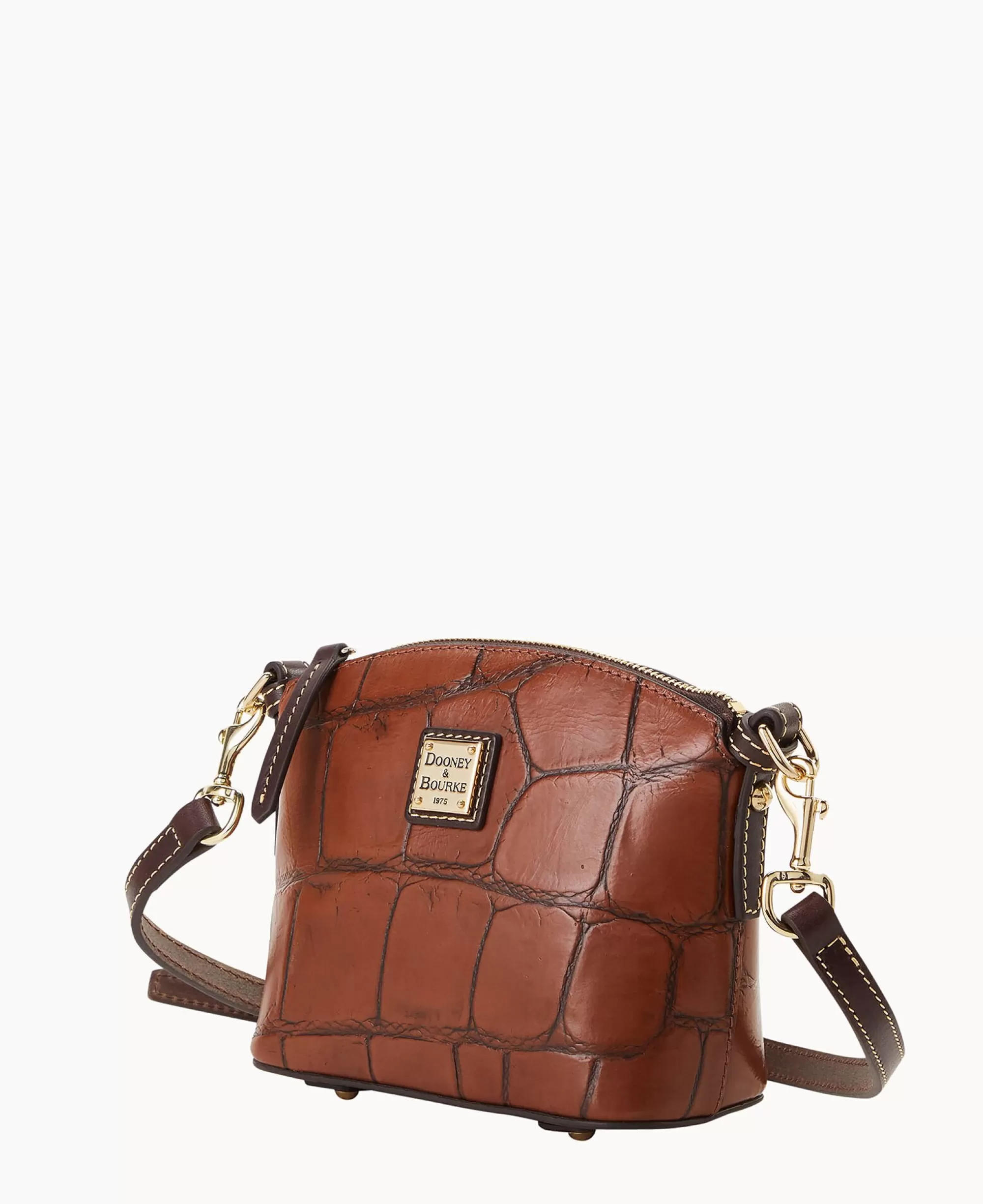 Dooney & Bourke Exotic Leather | Mini Bags^Denison Mini Domed Crossbody