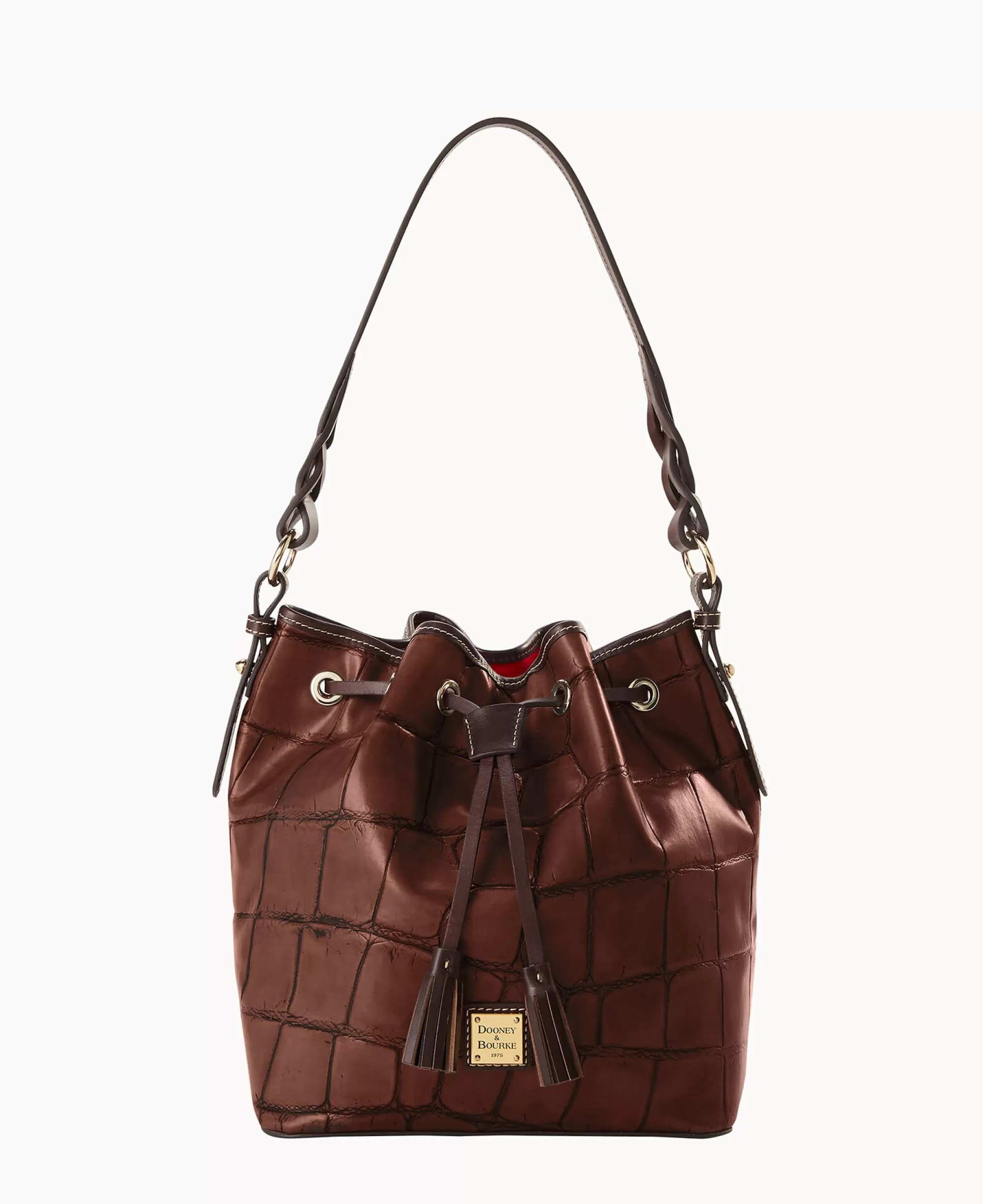 Dooney & Bourke Exotic Leather | Shoulder Bags^Denison Tasha Drawstring