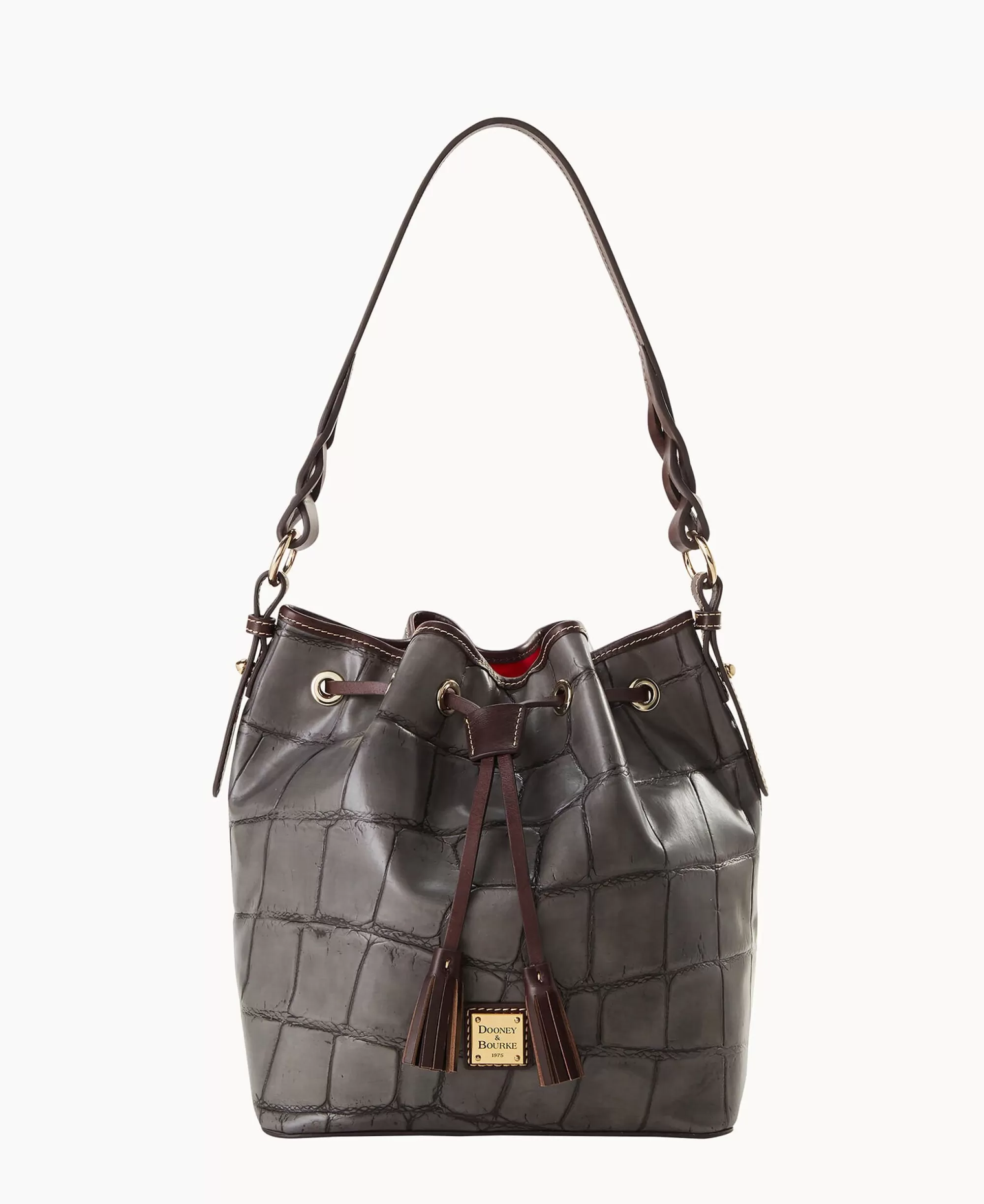 Dooney & Bourke Exotic Leather | Shoulder Bags^Denison Tasha Drawstring