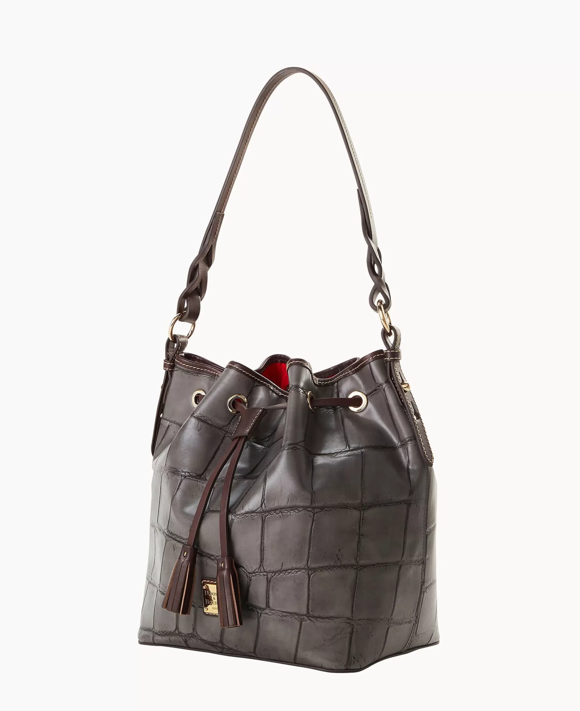 Dooney & Bourke Exotic Leather | Shoulder Bags^Denison Tasha Drawstring