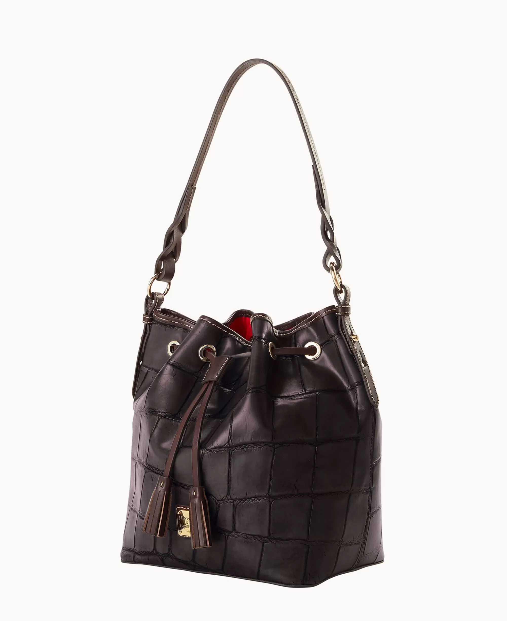 Dooney & Bourke Exotic Leather | Shoulder Bags^Denison Tasha Drawstring