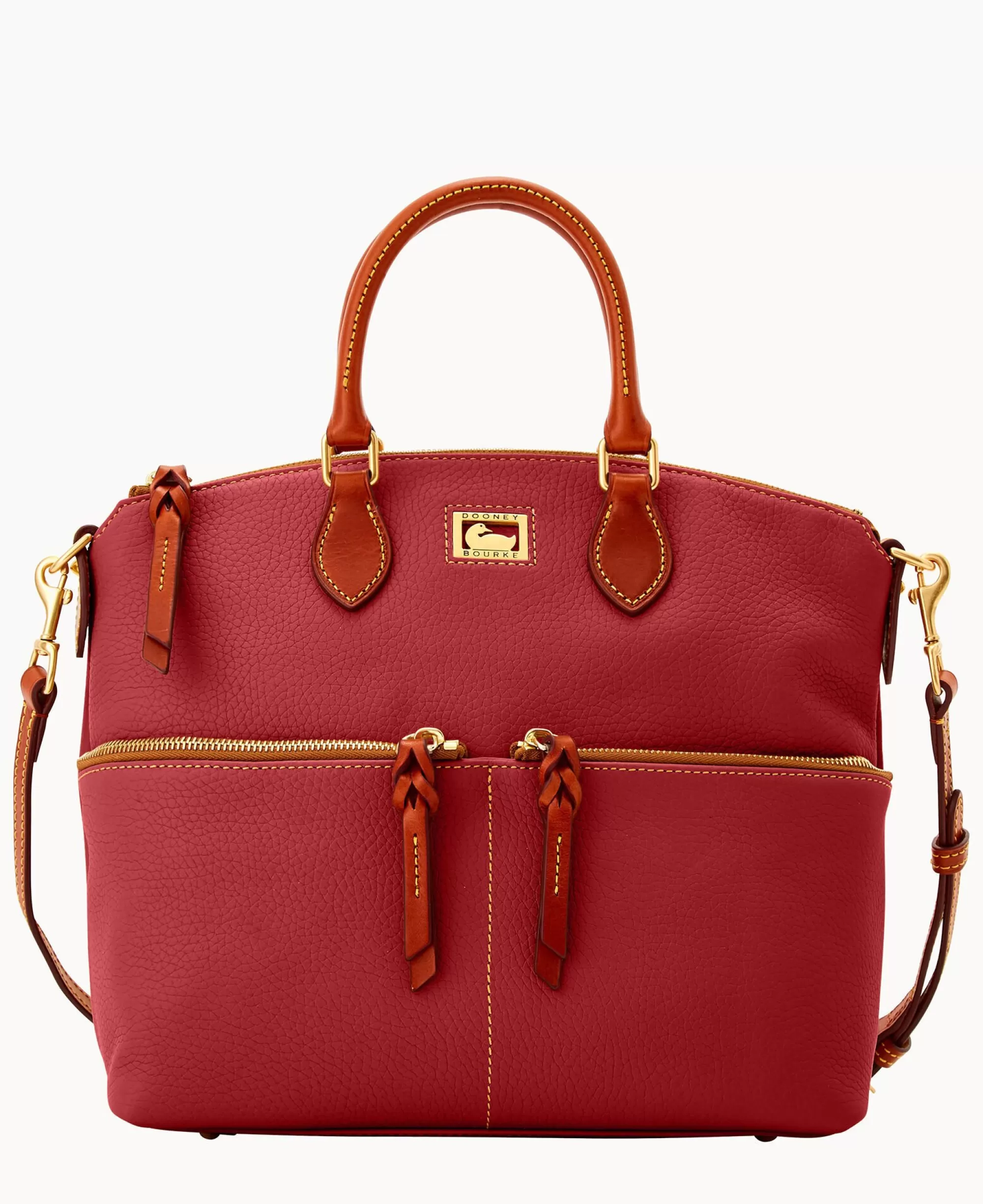 Dooney & Bourke Pebbled Leather | Shoulder Bags^Dillen Double Pocket Satchel