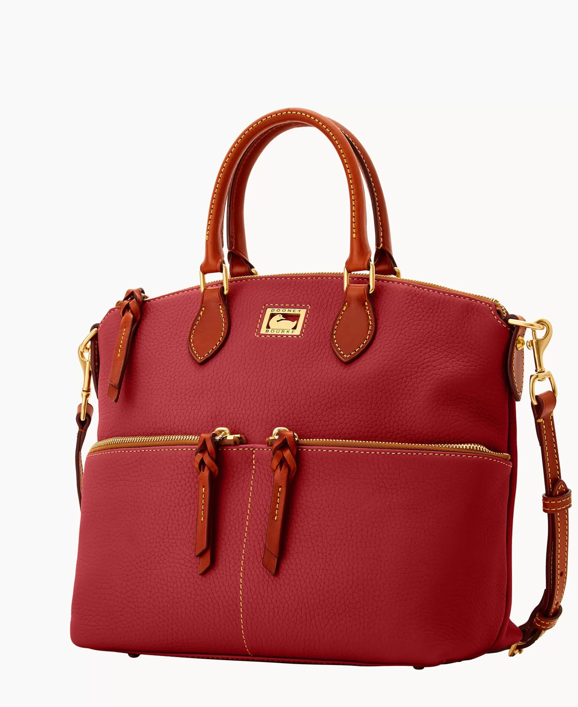 Dooney & Bourke Pebbled Leather | Shoulder Bags^Dillen Double Pocket Satchel