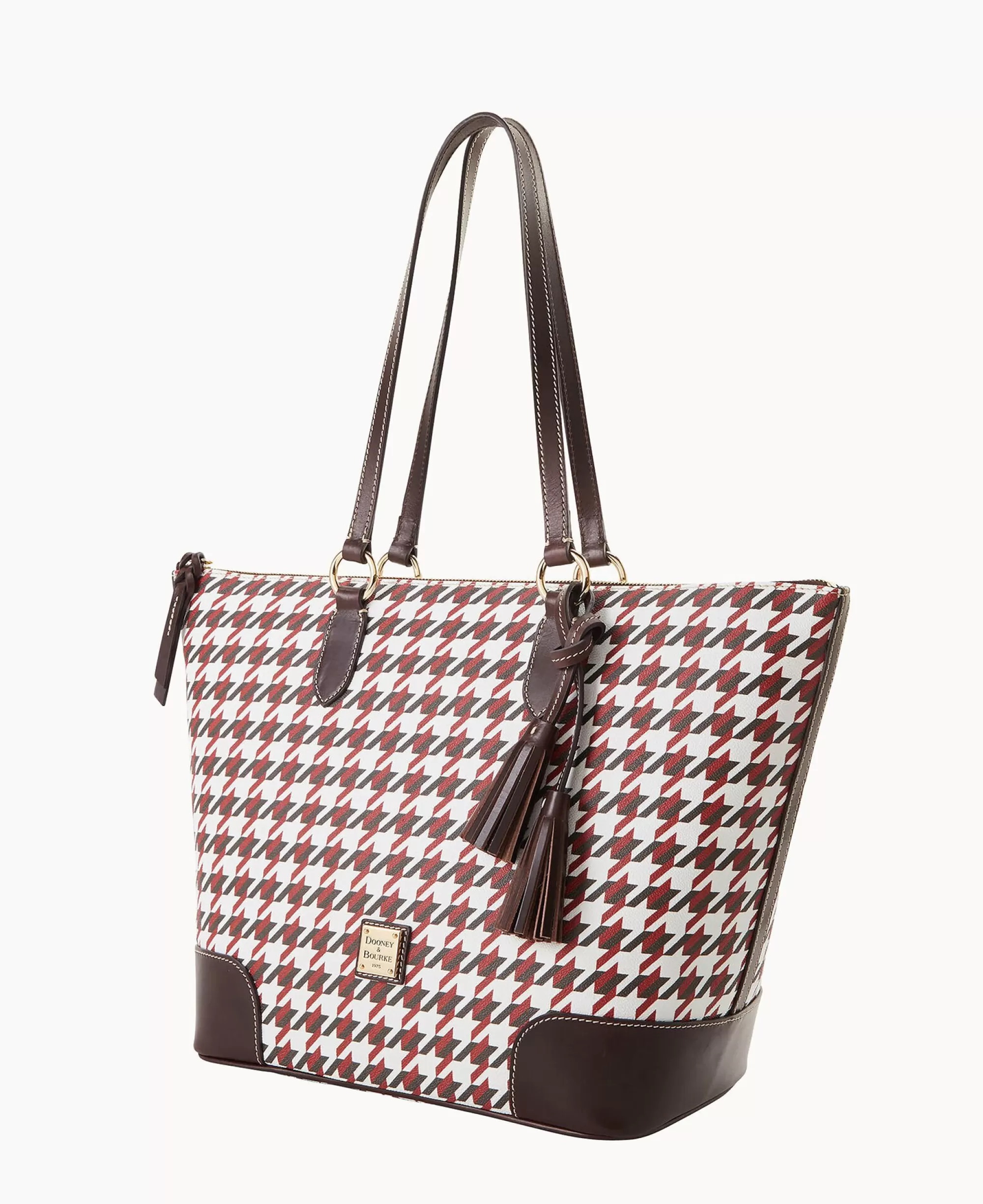 Dooney & Bourke Printed Fabric | Shoulder Bags^Houndstooth Career Tote