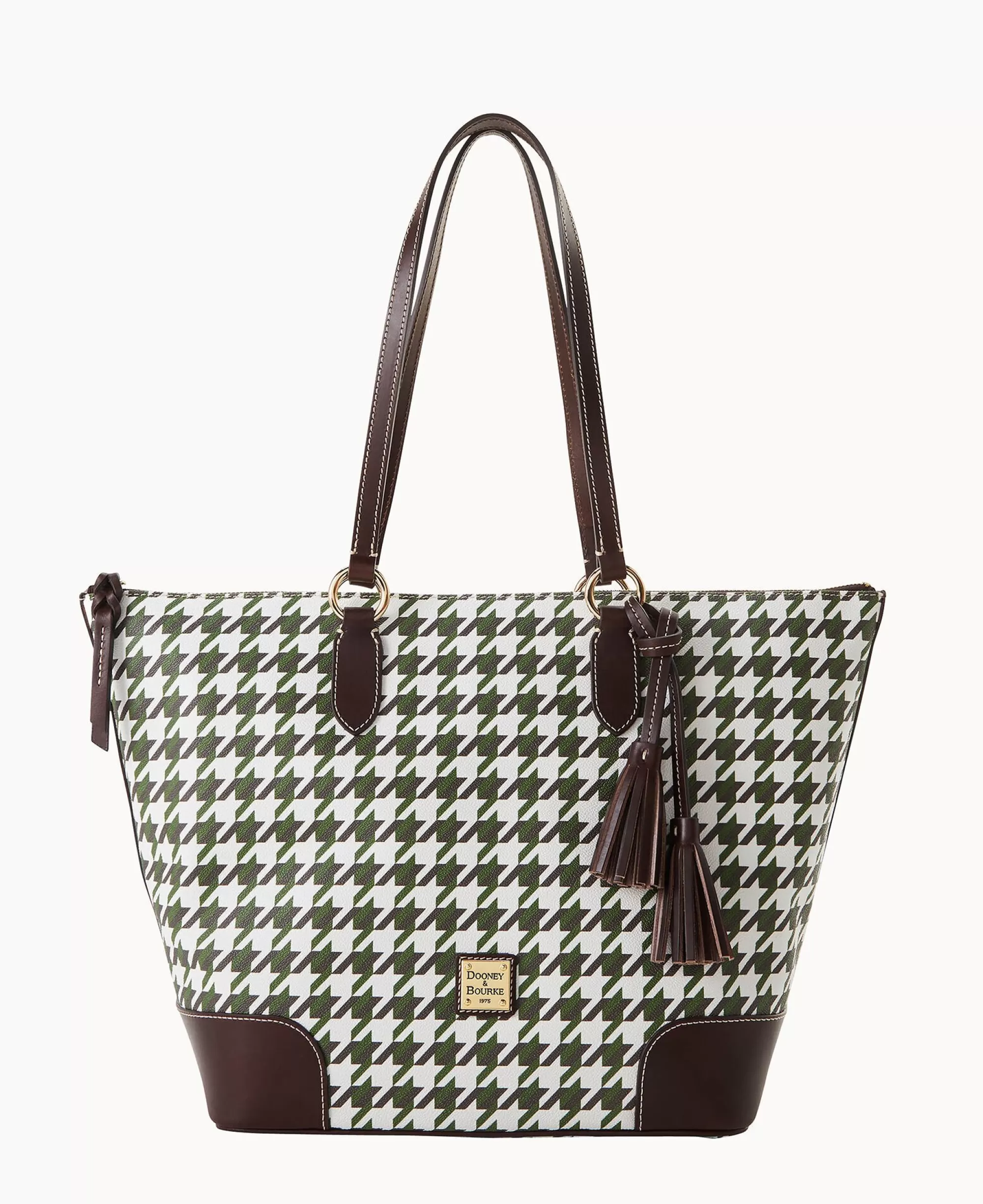 Dooney & Bourke Printed Fabric | Shoulder Bags^Houndstooth Career Tote